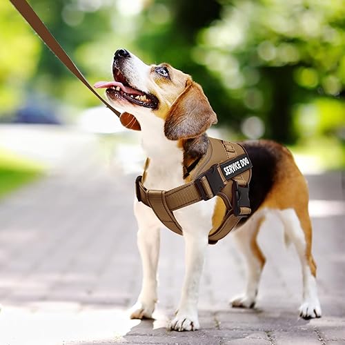 Miniatura 101 de voopet Arnés para perro de servicio, arnés de chaleco de apoyo emocional para mascotas, arnés reflectante transpirable y ajustable para perros