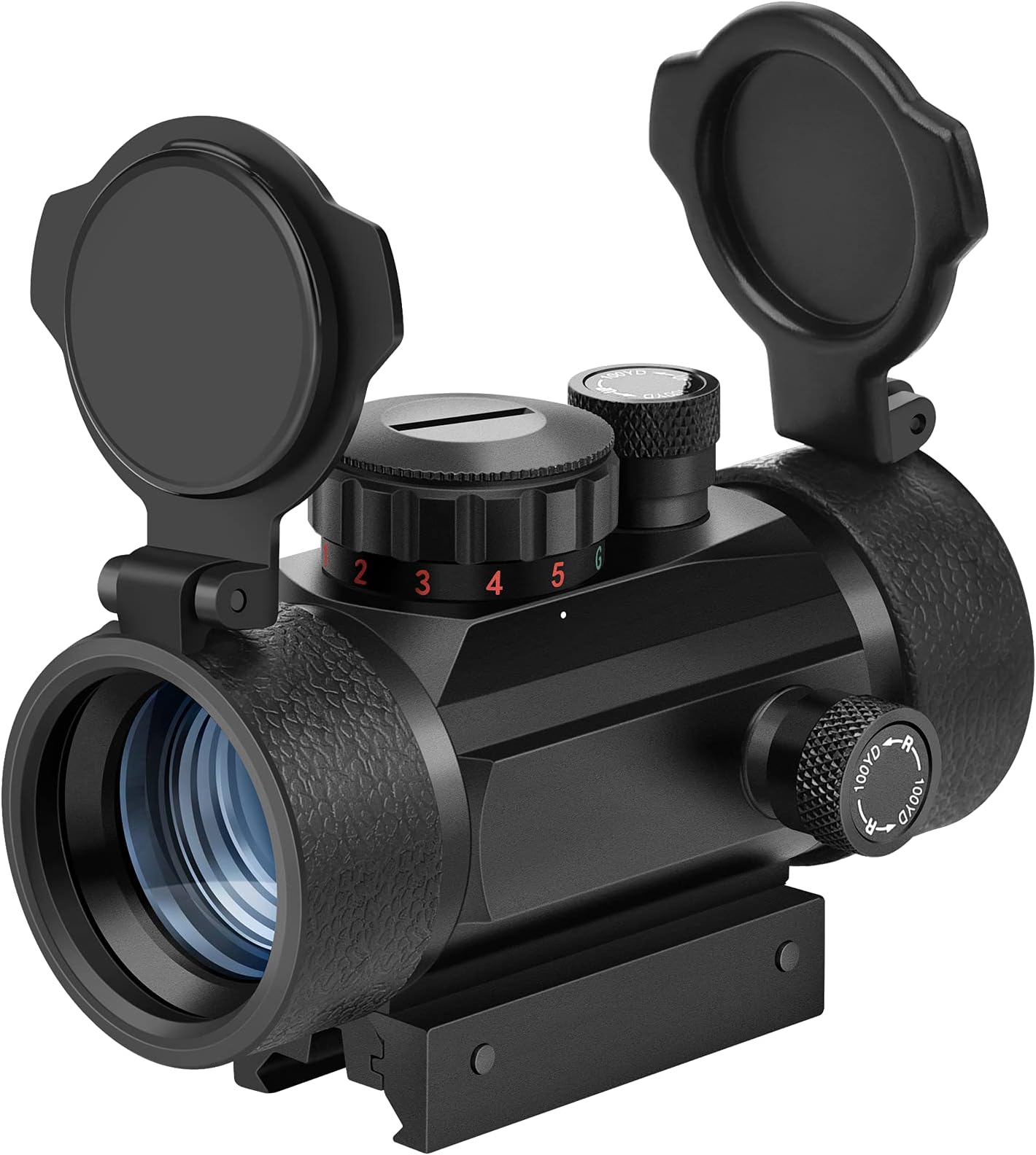 EZshoot Red Green Dot Sight Red Dot Scope Reflex Sight with Lens Cap 20mm/11mm Picatinny Rail Mount
