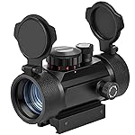 EZshoot Red Green Dot Sight Tactical Scope Reflex Sight with Lens Cap 20mm/11mm Picatinny Rail Mount
