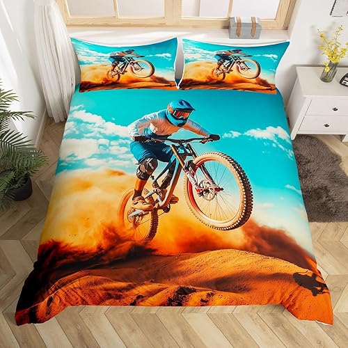 Miniatura 149 de Feelyou Juego de funda de edredón con estampado floral en 3D para niñas y niñas, elegante, con estampado floral morado, romántico, con purpurina