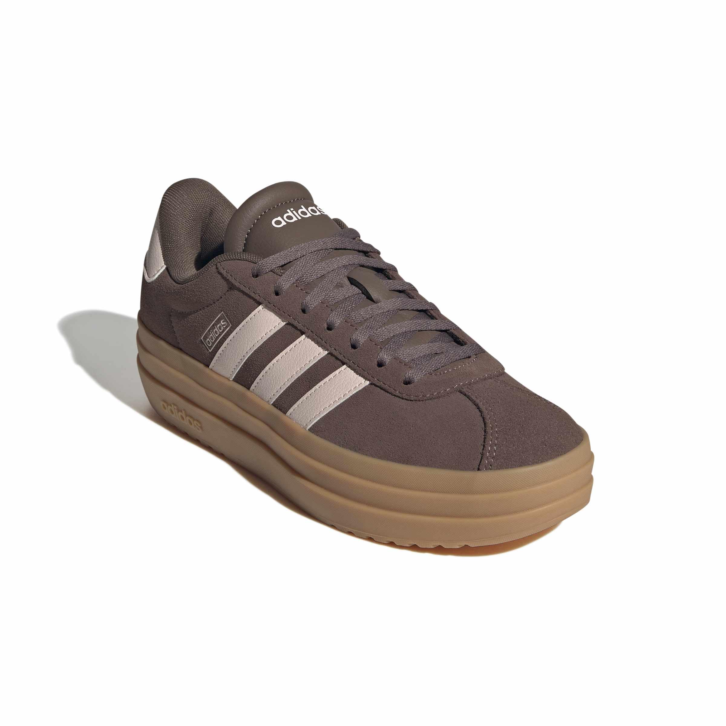 adidas VL COURT BOLD Kadın Ayakkabı Düşük Taban (Futbol Dışı), earth strata/wonder quartz/GUM 3, 39 1/3