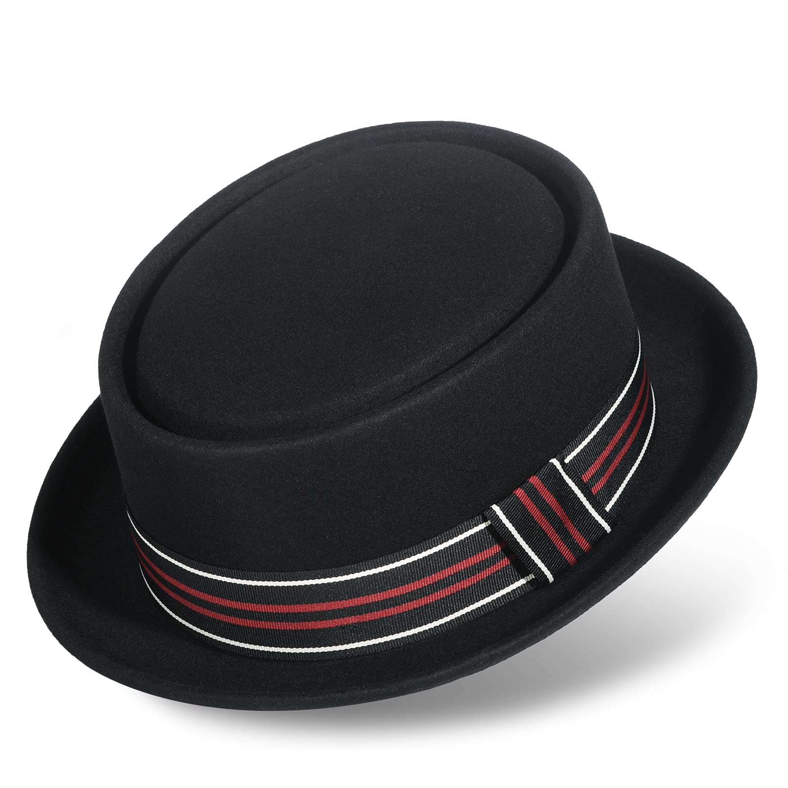 Buy Pork Pie Hats for Men/Women, 100 Wool Felt Hat Stout Porkpie