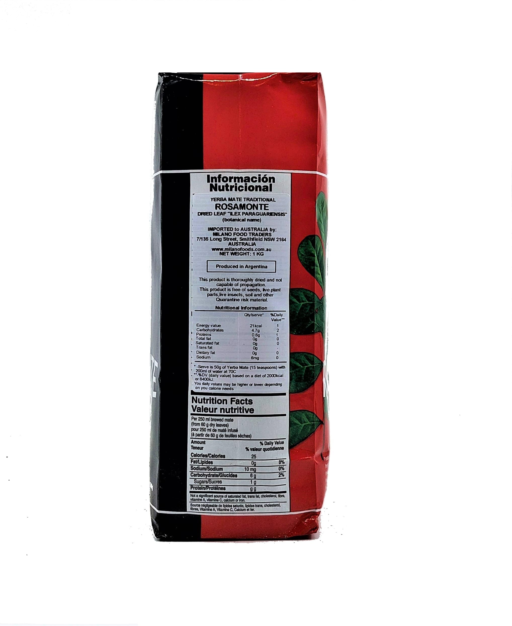 Yerba Rosamonte Argentyńska herbata mate (5 x 1000 g)