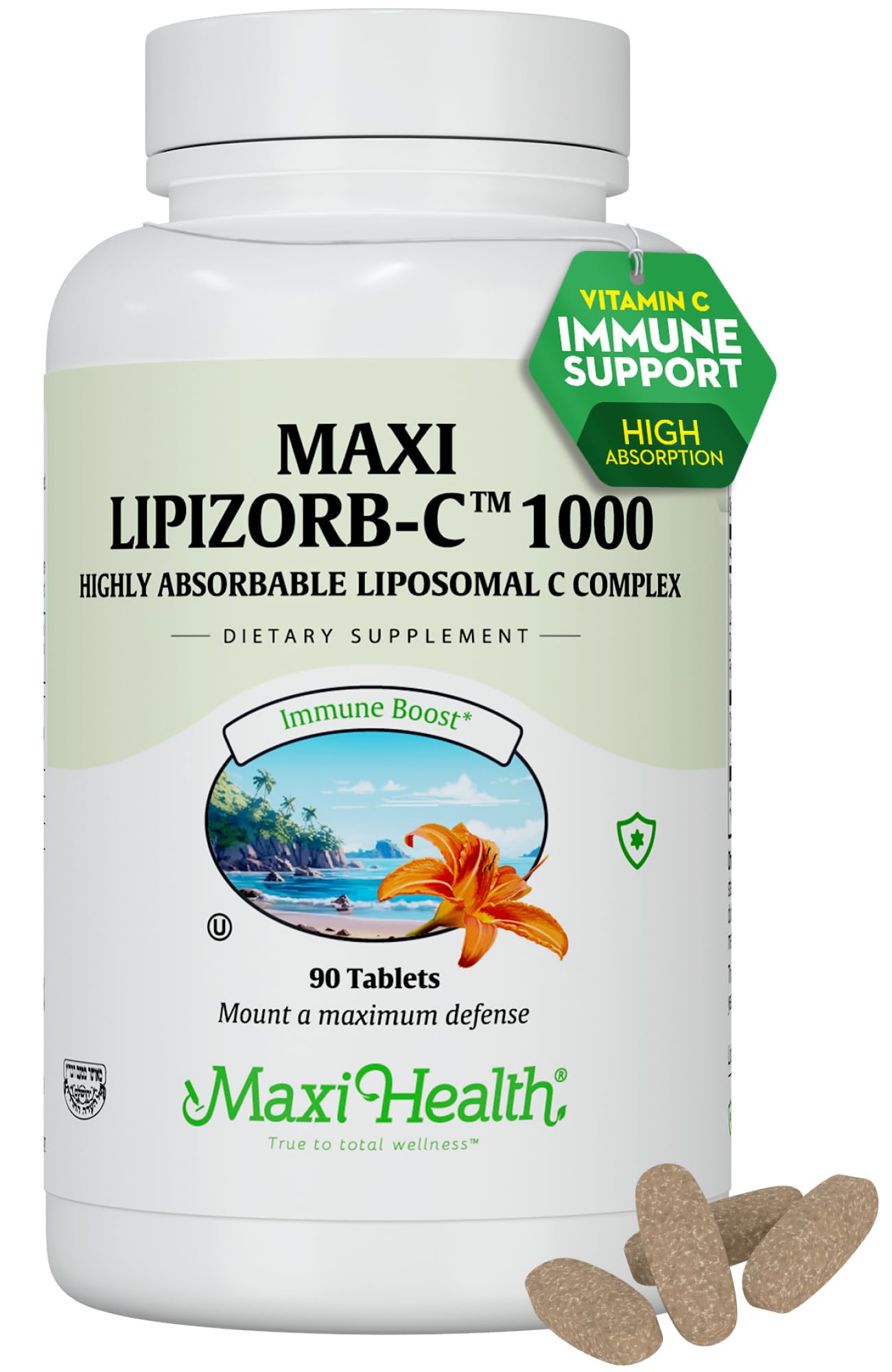 Amazon.com: Maxi Health Liposomal Vitamin C 1000mg Tablets with