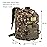 Hannibal Tactical MOLLE Assault Backpack, Tactical Backpack Military Army Camping Rucksack, 3-Day Pack Trip w/Patch, D-Rings, Woodland