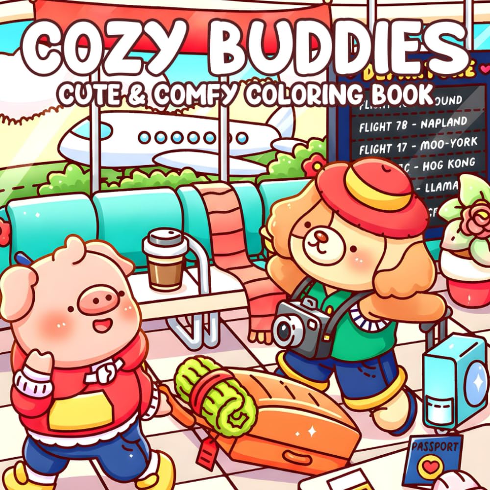 Cozy Buddies Coloring Book
