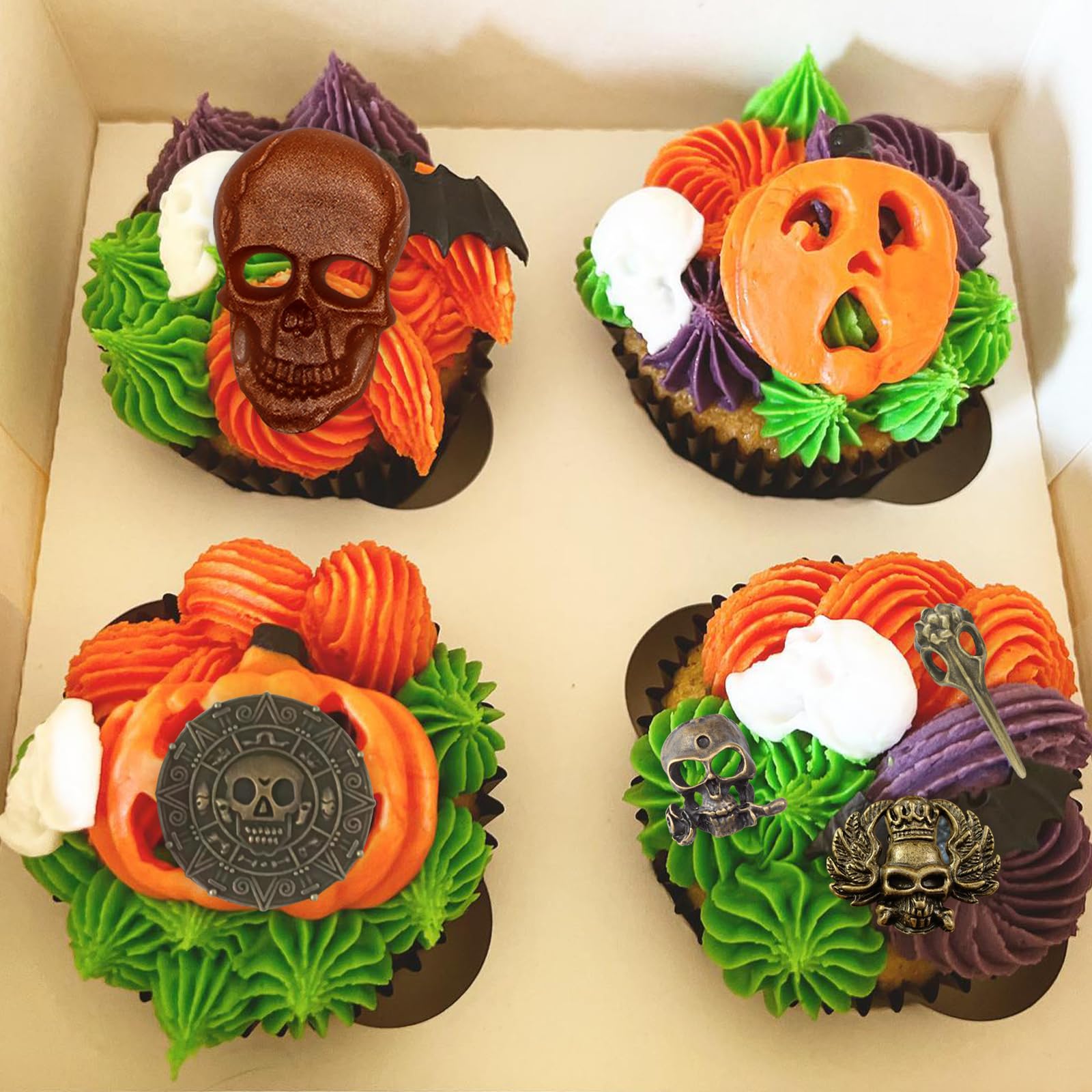 Free Shipping Happy Halloween Pumpkin Chocolate Decoration Silicone Mould Fondant Sugar Craft Molds Diy Cake Decorating