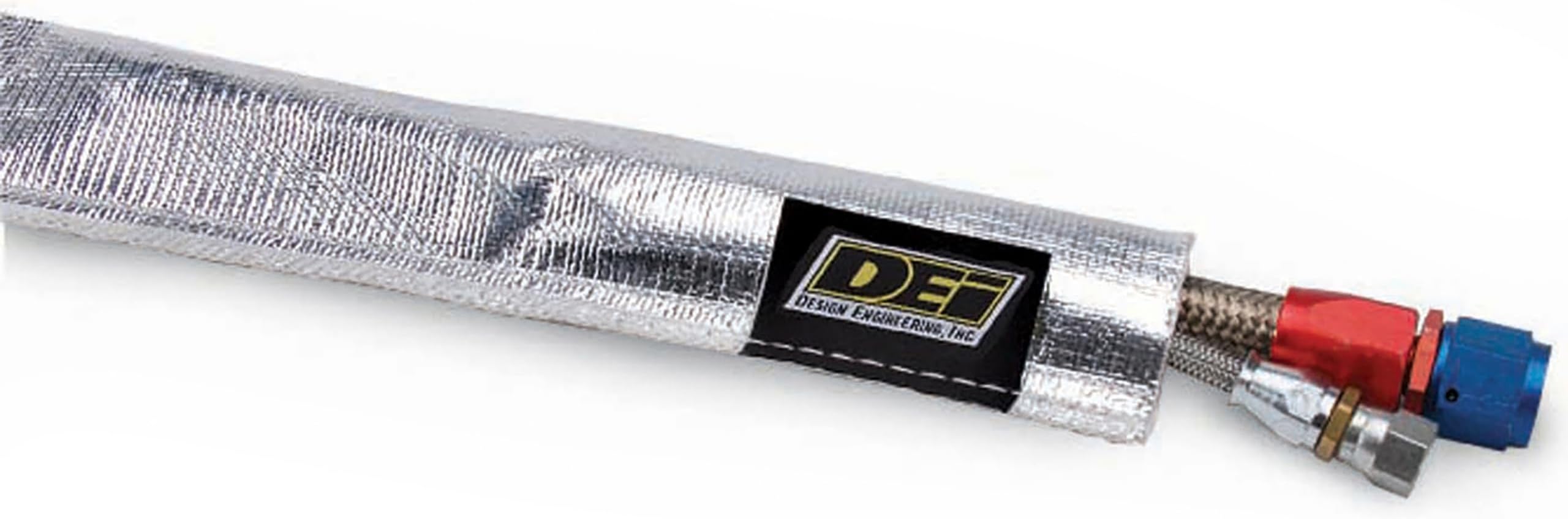 Design Engineering 010403 Heat Sheath 3/4" I.D. x 3ft Aluminized Sleeving for Ultimate Hi-Temp Protection