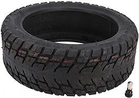 Pneu Posheliox 70/65-6,5 sem câmara de ar Pneu off-road de 25 cm para scooter elétrica, resistente, para todos os terrenos, roda à prova de perfuração de borracha sólida