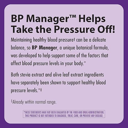 Miniatura 5 de Nature's Way BP Manager apoya la presión arterial saludable, 90 unidades