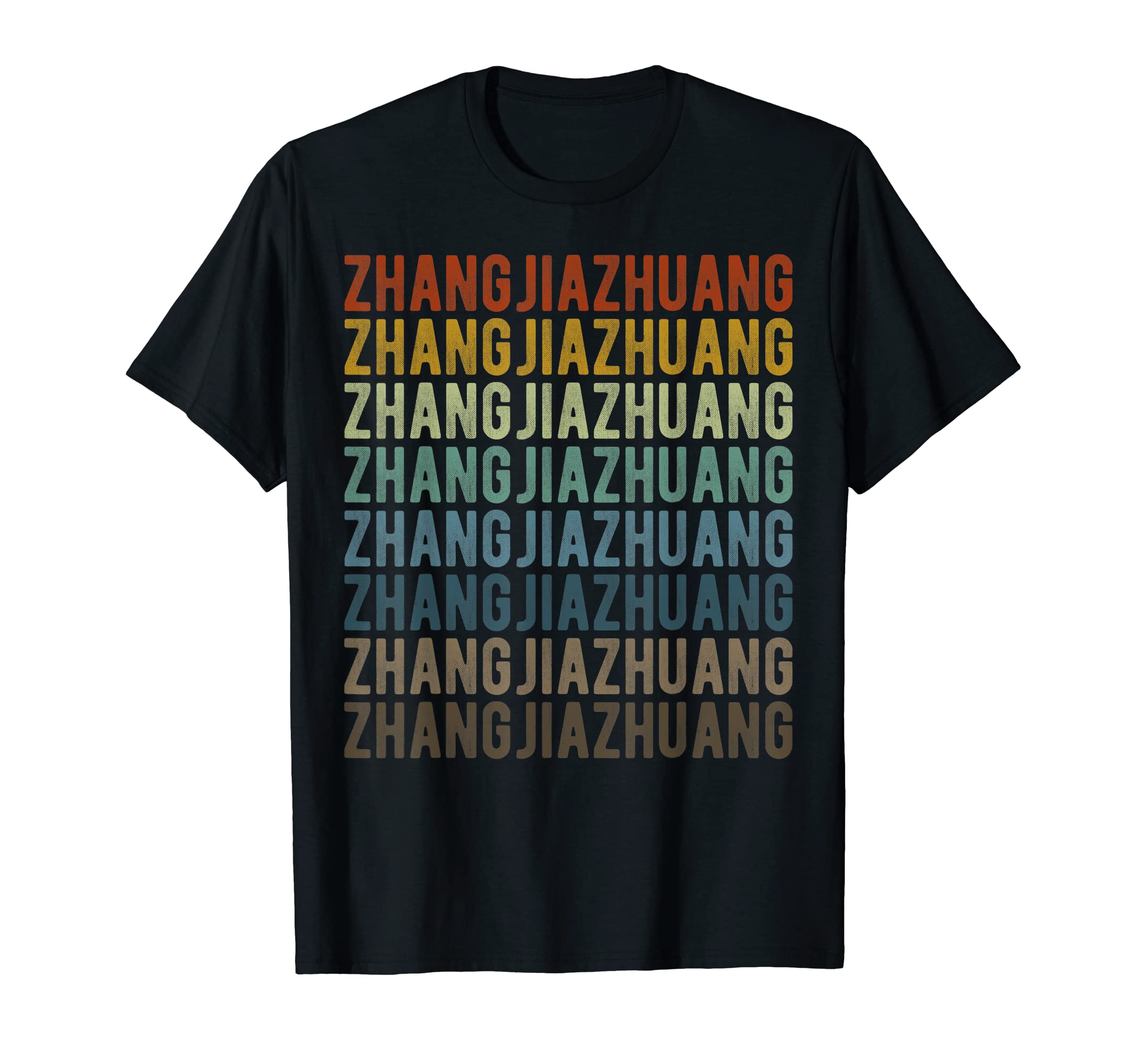 Zhangjiazhuang City China Retro T-Shirt