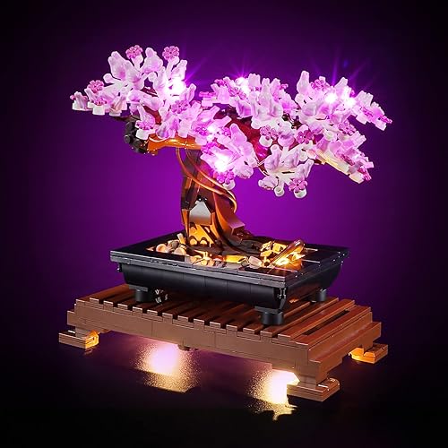 Kit de luces BOOZUU para Lego-10281 Árbol bonsái - Compatible con el set de construcción Lego Icons Árbol bonsái 10281 para adultos (solo luces, sin
