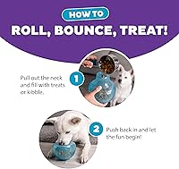 Vista 5 de Planet Dog Orbee-Tuff Snoop - Juguete interactivo dispensador de premios para perros, grande, azul