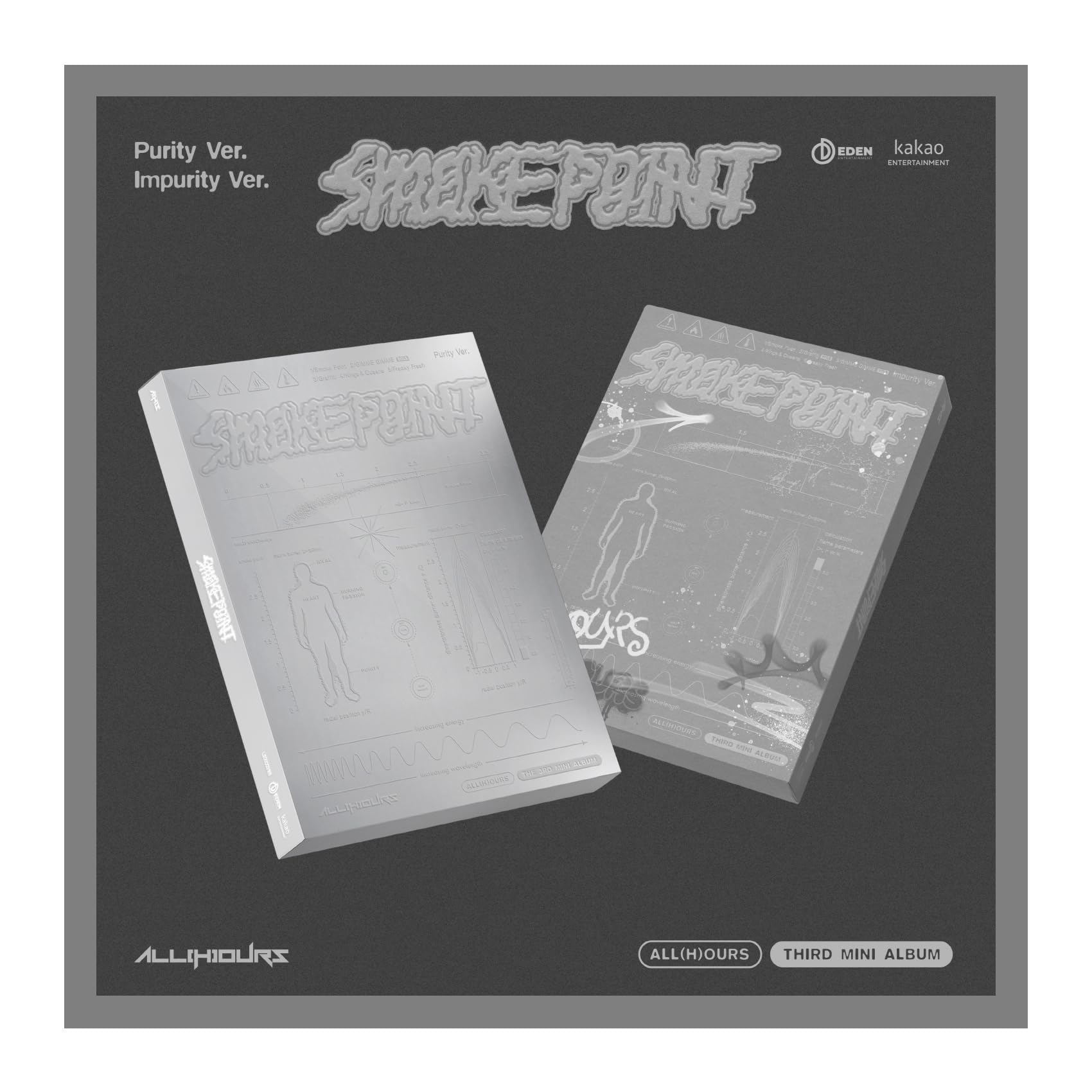 ALLHOURS Smoke Point Album scellé sans risque de perte - Suivi inclus version aléatoire