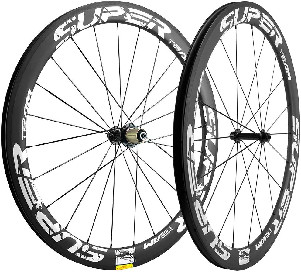 50/25mm UD Matte Finish Wheel 700c Carbon Wheelset Clincher (White)