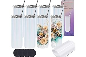 Sublimation Tumblers Glitter: Shimmering Masterpieces for Your Custom Creations