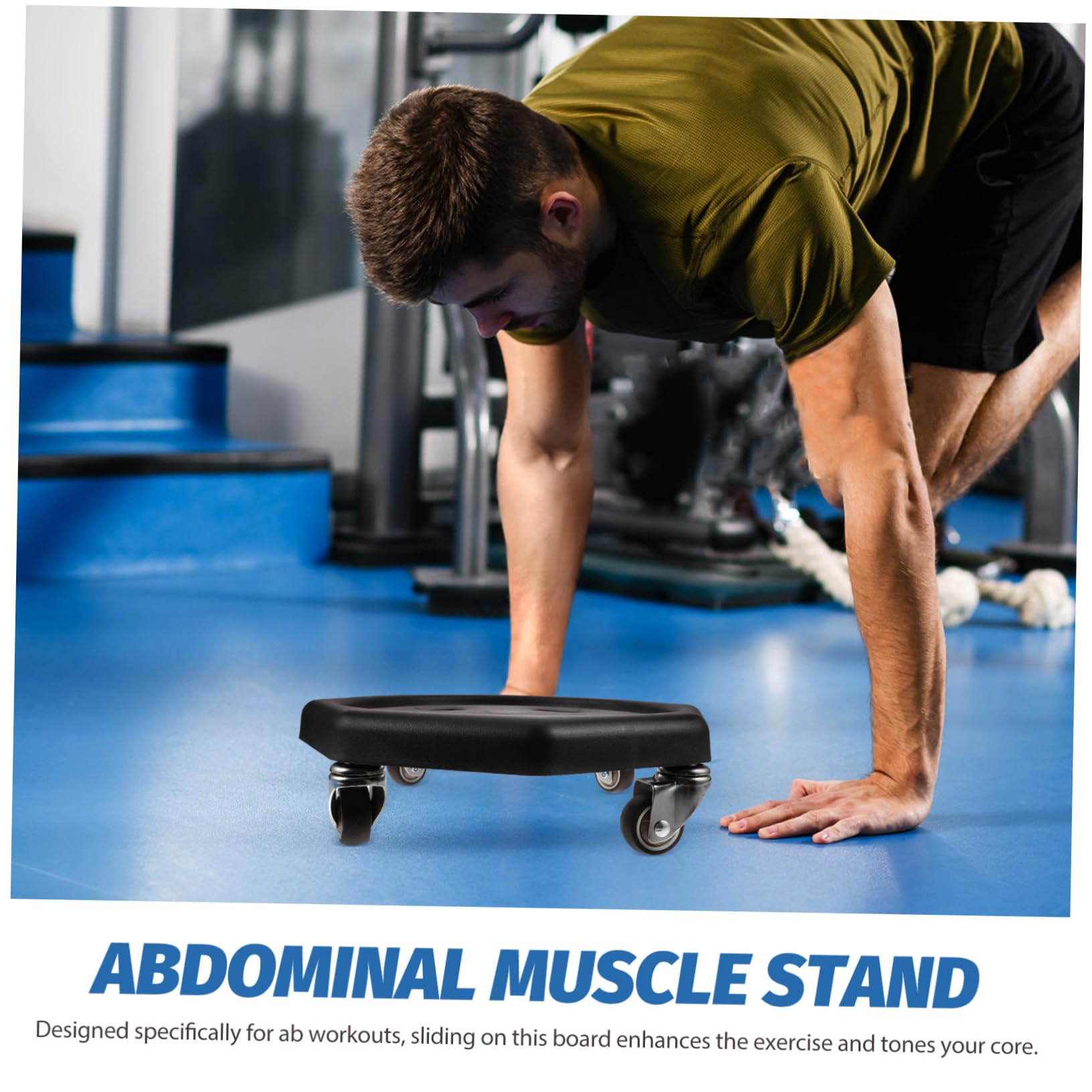 1 Set Bauch-Ausrüstung Fitness-Gleitplatte Rollscheibe Für Bauch-Trainingsscheiben Für Frauen Gleitscheiben Für Übungen Fitness-Zubehör Bauchscheibe Bauch-Rad Übungsbrett