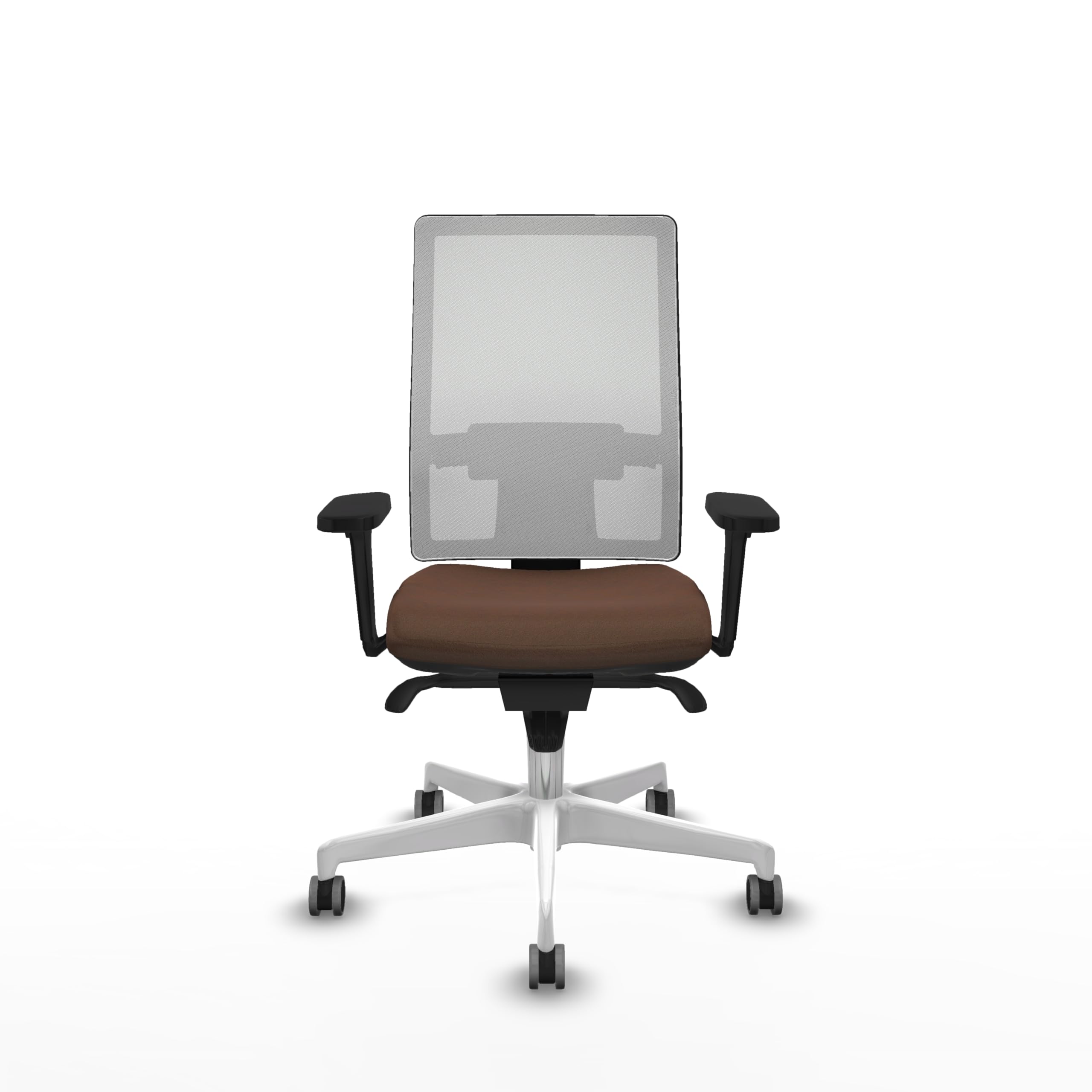Piqueras y Crespo - Silla de Escritorio Acolchada Hornas con Brazos 3D, Mecanismo sincro 5 Posiciones, Respaldo Regulable y Apoyo Lumbar 1D, Ideal para Oficina.