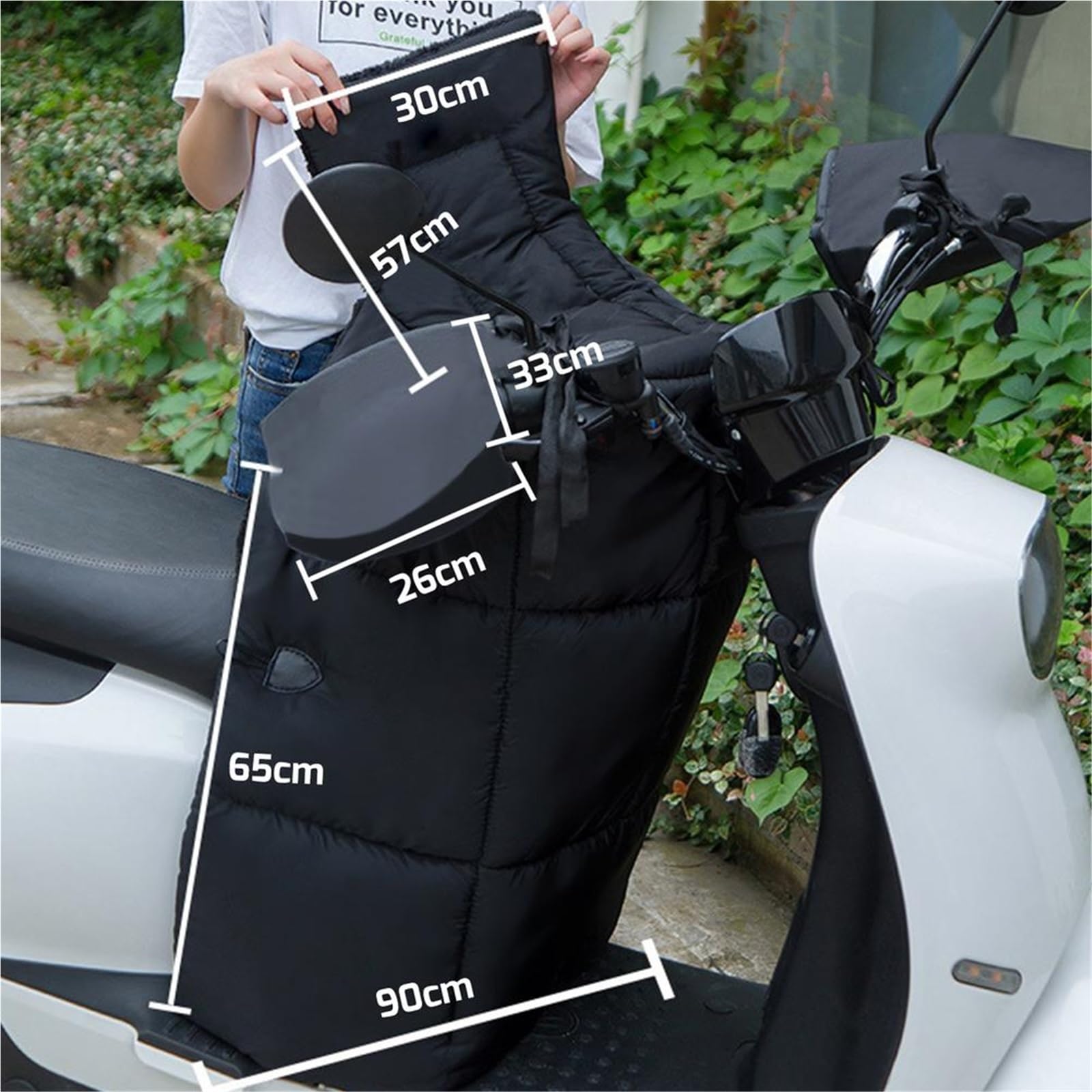 Tablier Scooter, Couvre Jambe Scooter Couverture De Tablier Coupe-Vent for Moto, Genou, Taille, Jambe, Universelle Protection des Genoux Scooter
