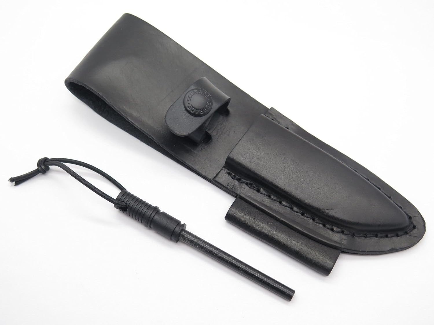 Schrade LS56 8.2in Premium Leather Sheath with BuiltIn