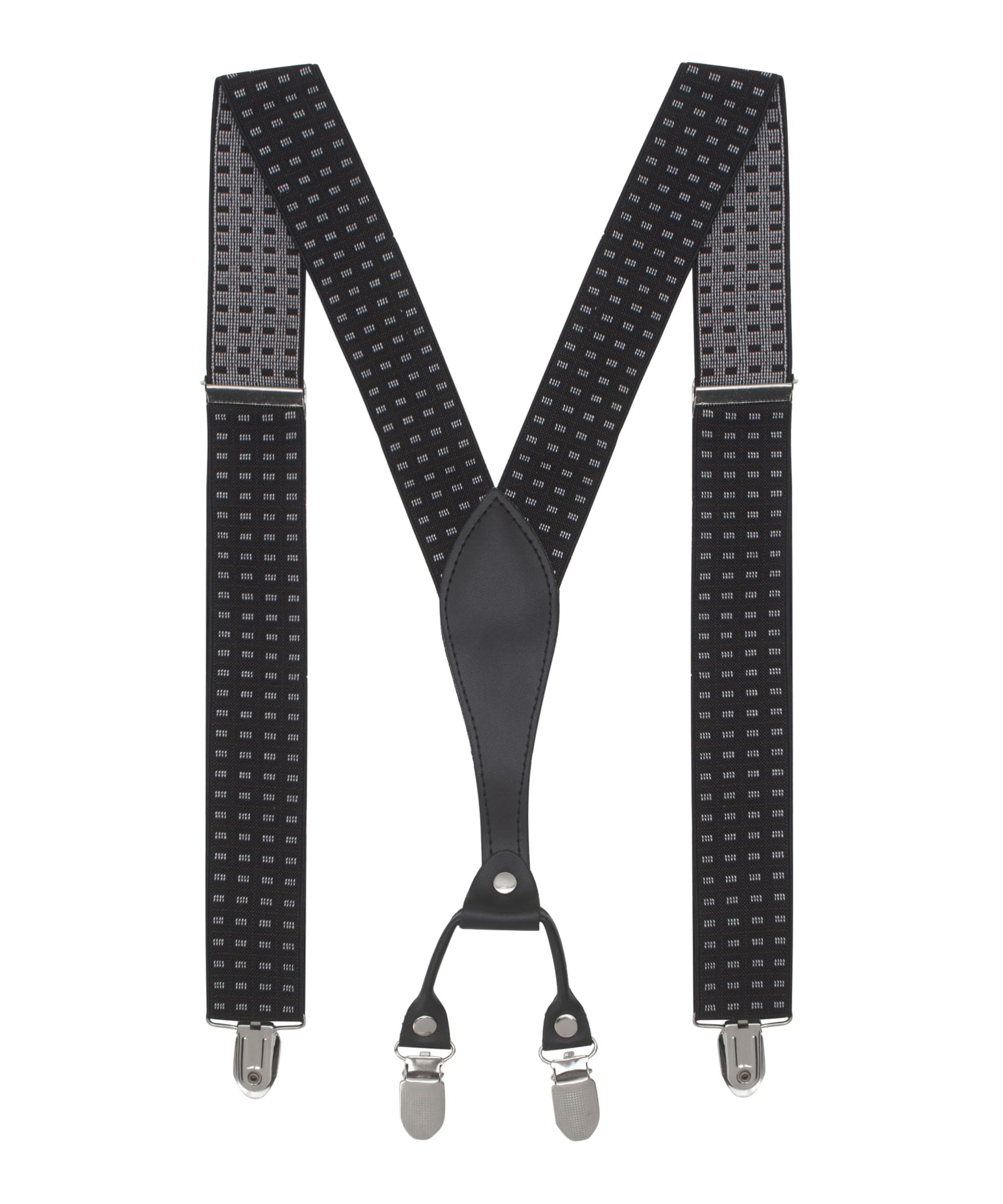 riyasat Men's Suspender Wide Adjustable and Elastic Braces Y Shape 6 Metal Clips, Elastic Straps with Very Strong clips -Heavy Duty-picture-27