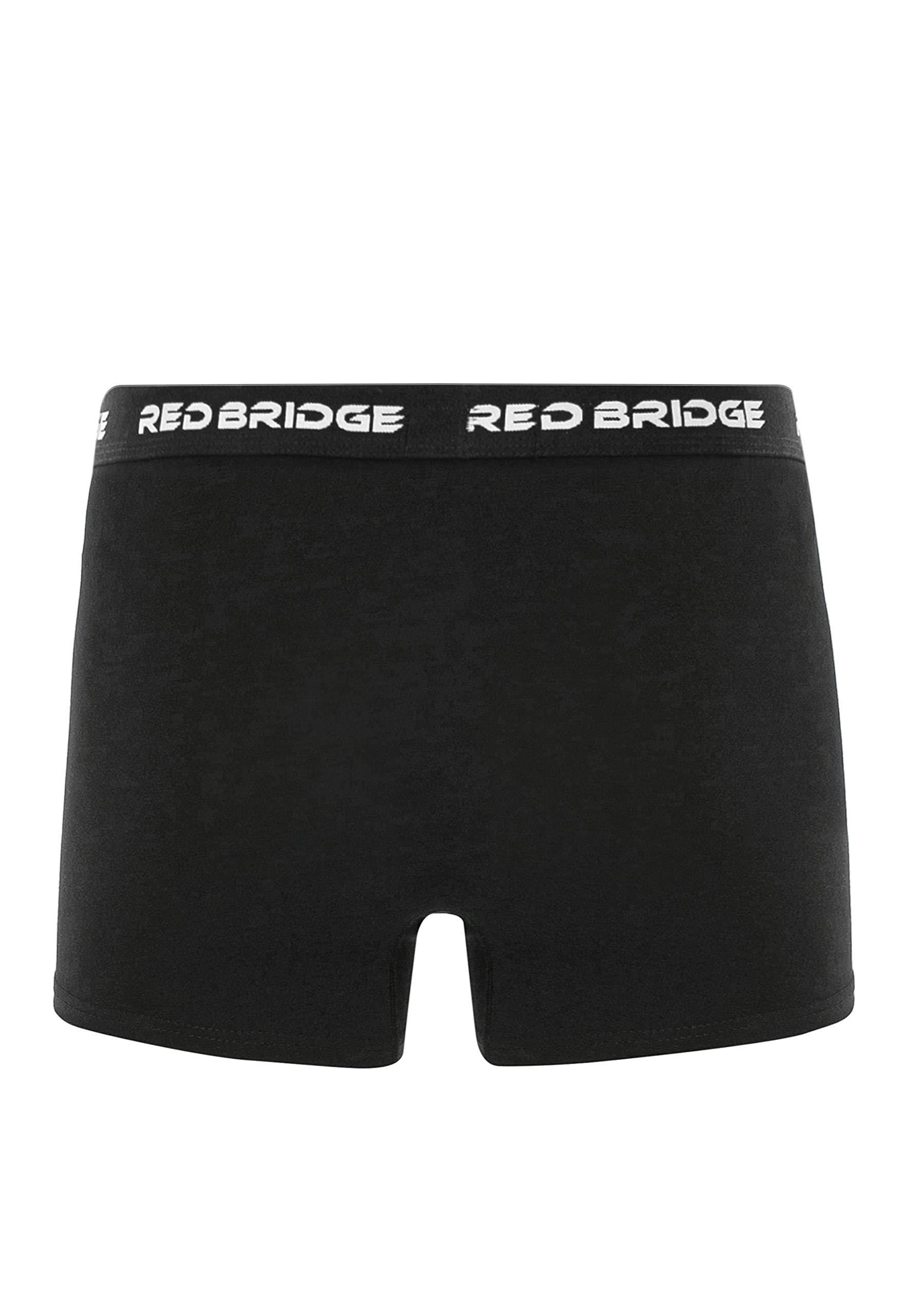 RED BRIDGE Boxer da Uomo Pacco da 10 Tinta Unita Unicolore Slim Cotone Stretch Elasticizzati Intimo Basic