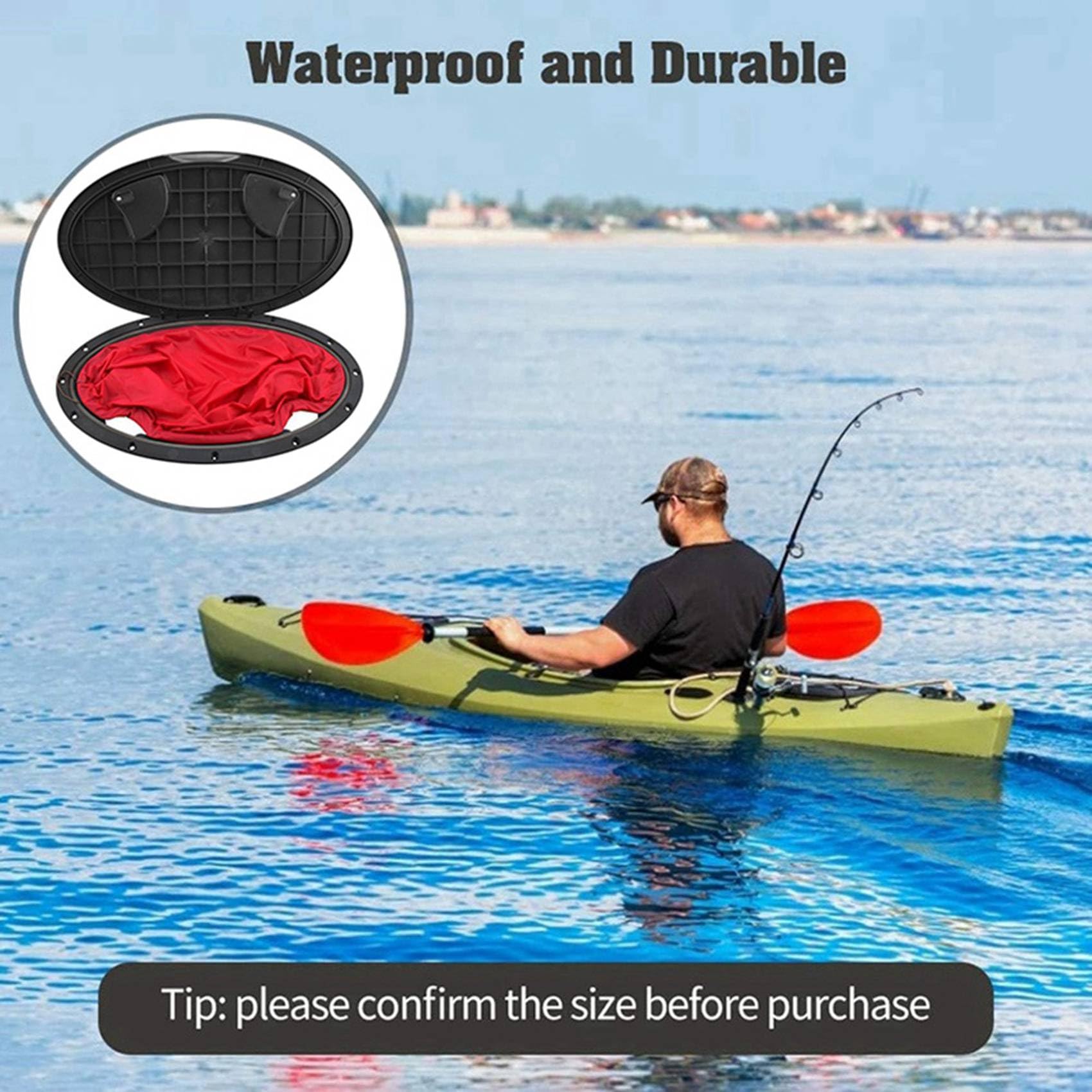 3X Marine Abdeckung Ausziehbare Deckplatte Loch Deck Platte Kit mit Kajak Boot Angeln Takelage Boot Kajak Zubehör