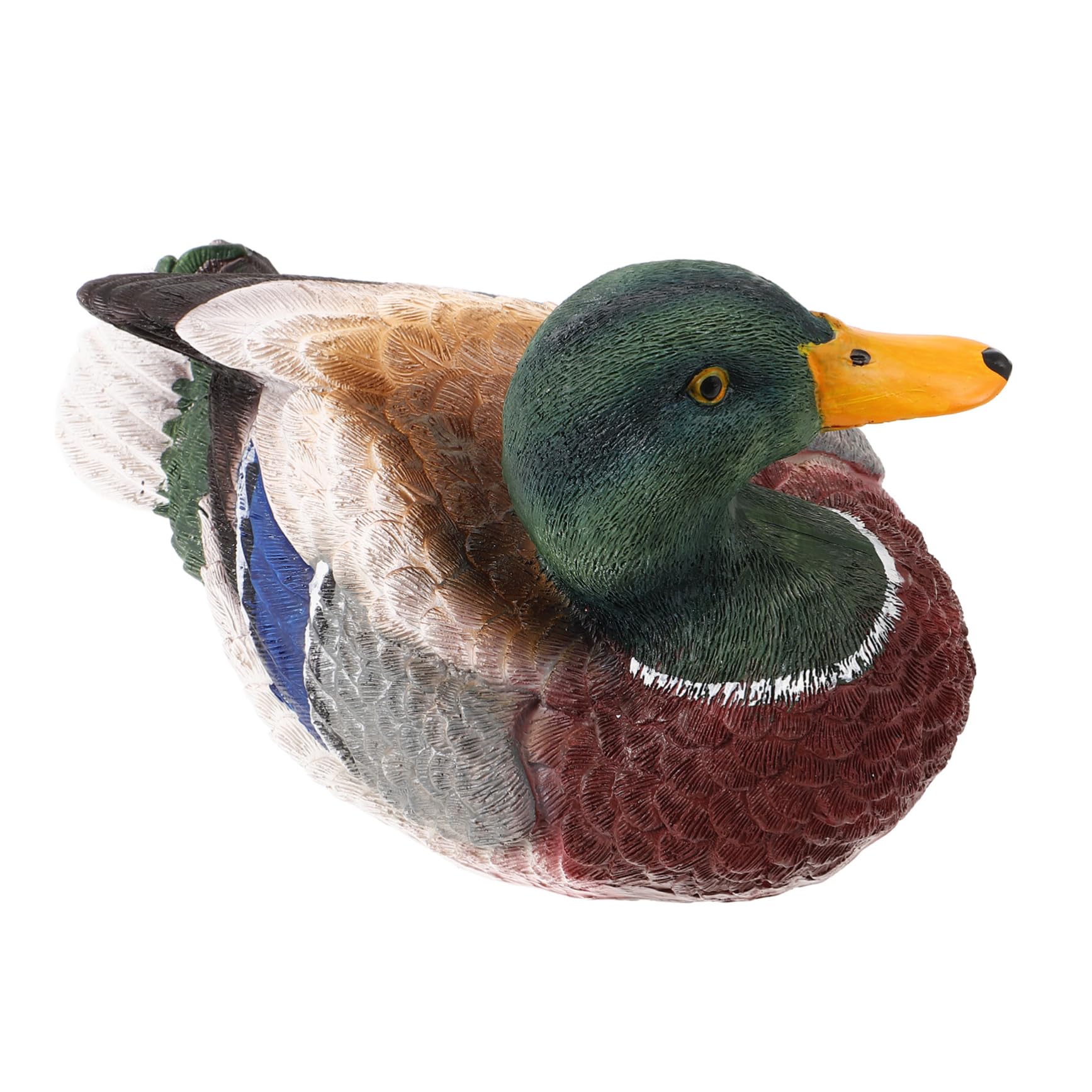 Wetterfeste Schwimmende Ente Skulptur Aus Resin Lebensecht Gestaltete Gartendeko Für Teich Outdoor Landscape-Dekoration Ohne Schädliche Stoffe Langlebig Und Farbbrillant