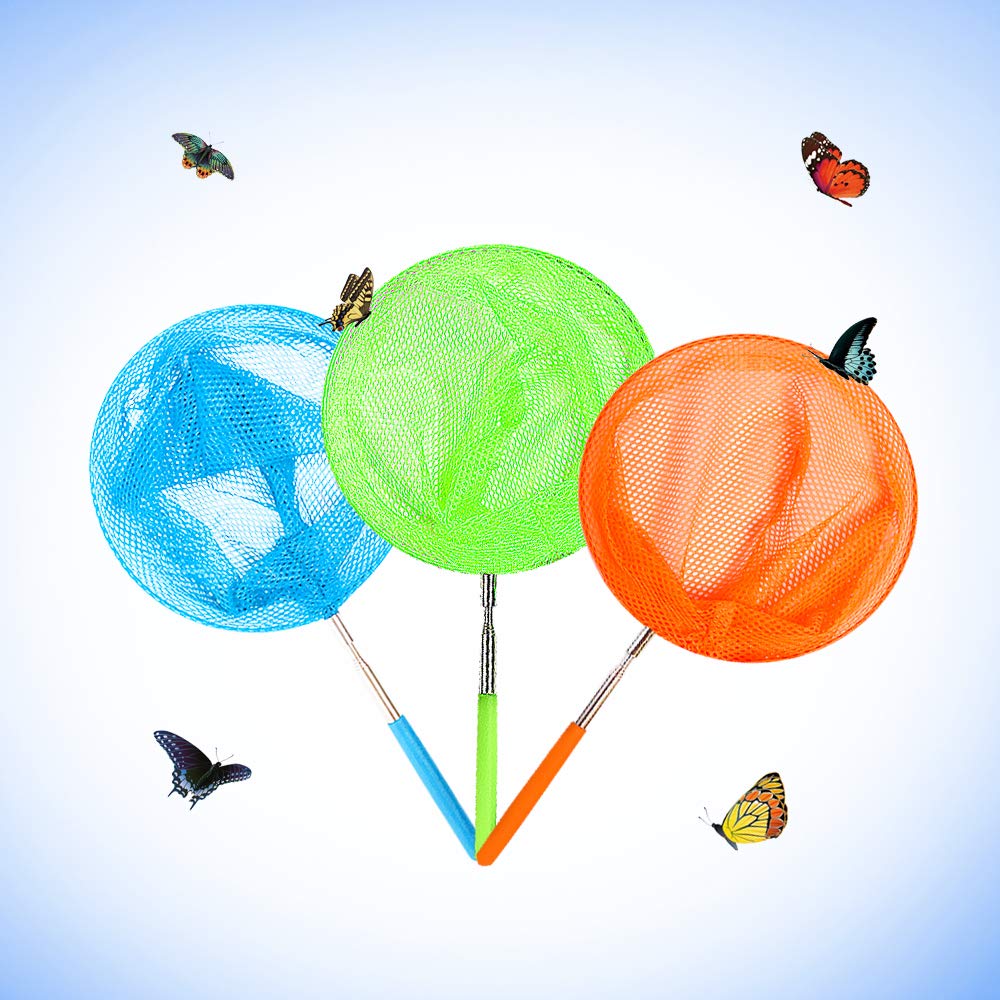 Skrtuan Kids Telescopic Butterfly Fishing Nets Great for Catching