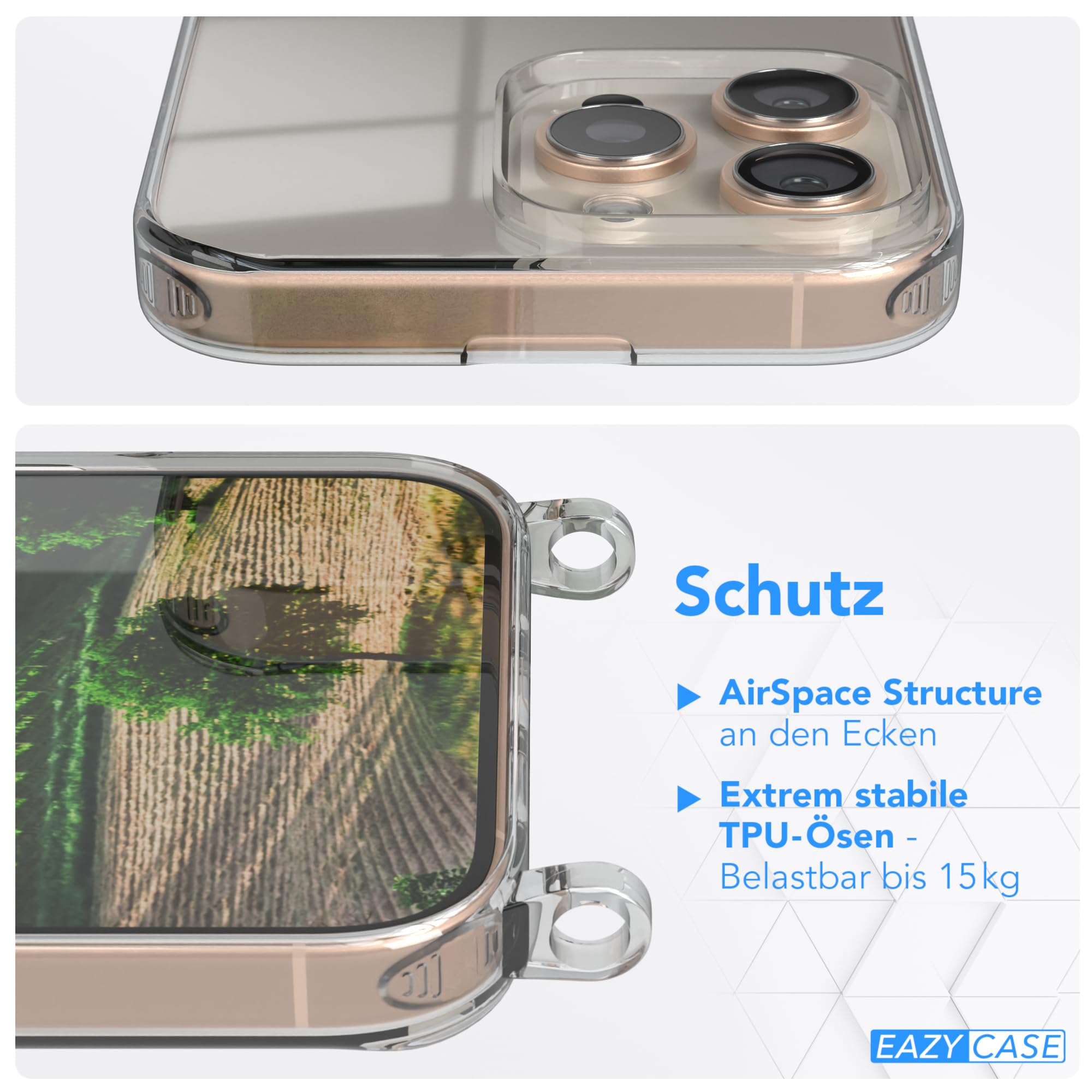 5 In 1 Silikon Hülle IPhone 16 15 14 13 12 Schutz Case 5 In 1 Handyhülle Für IPhone 16 Bis 11 - Inkl. Schutzglas & Kameraschutz, Transparent IPhone 14 Pro Silikon Hülle - Foto 2