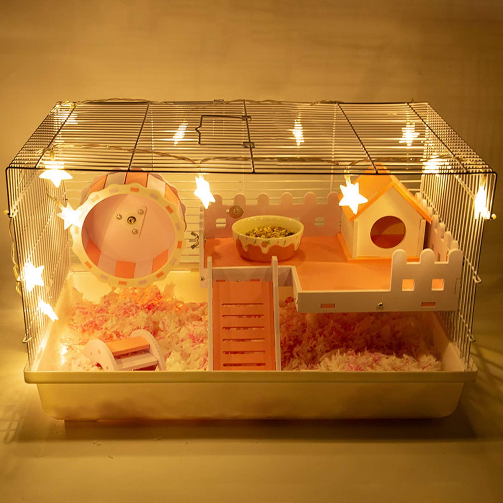 ハムスター飼育ケージ ハムスターケージ 全景観察型超大型ハムスター飼育ケージ プラスチック