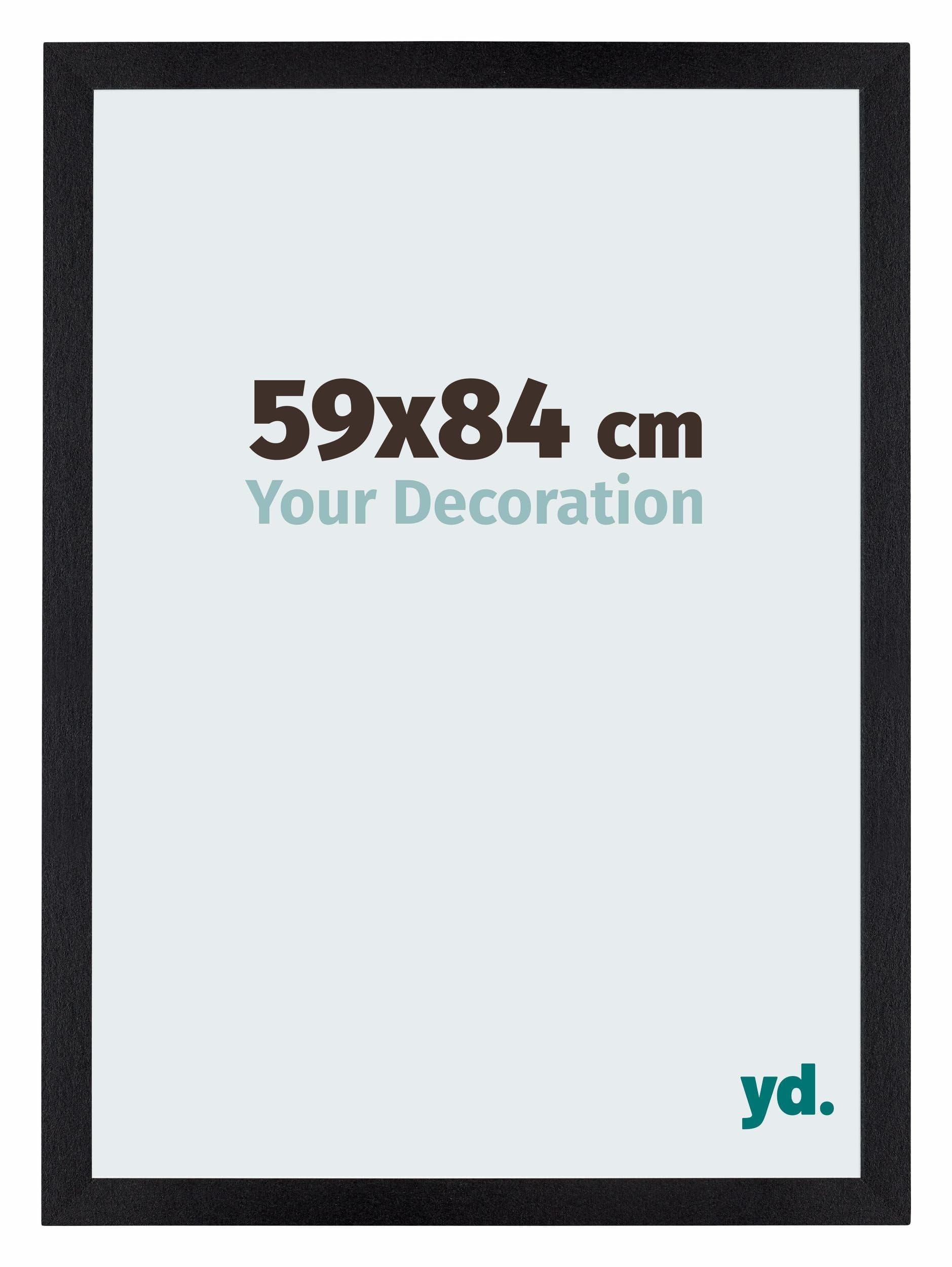 Your Decoration - Puzzle frame 59x84 - Black Matte - Puzzle frame 1500-2000 Pieces - MDF Photoframe - Mura