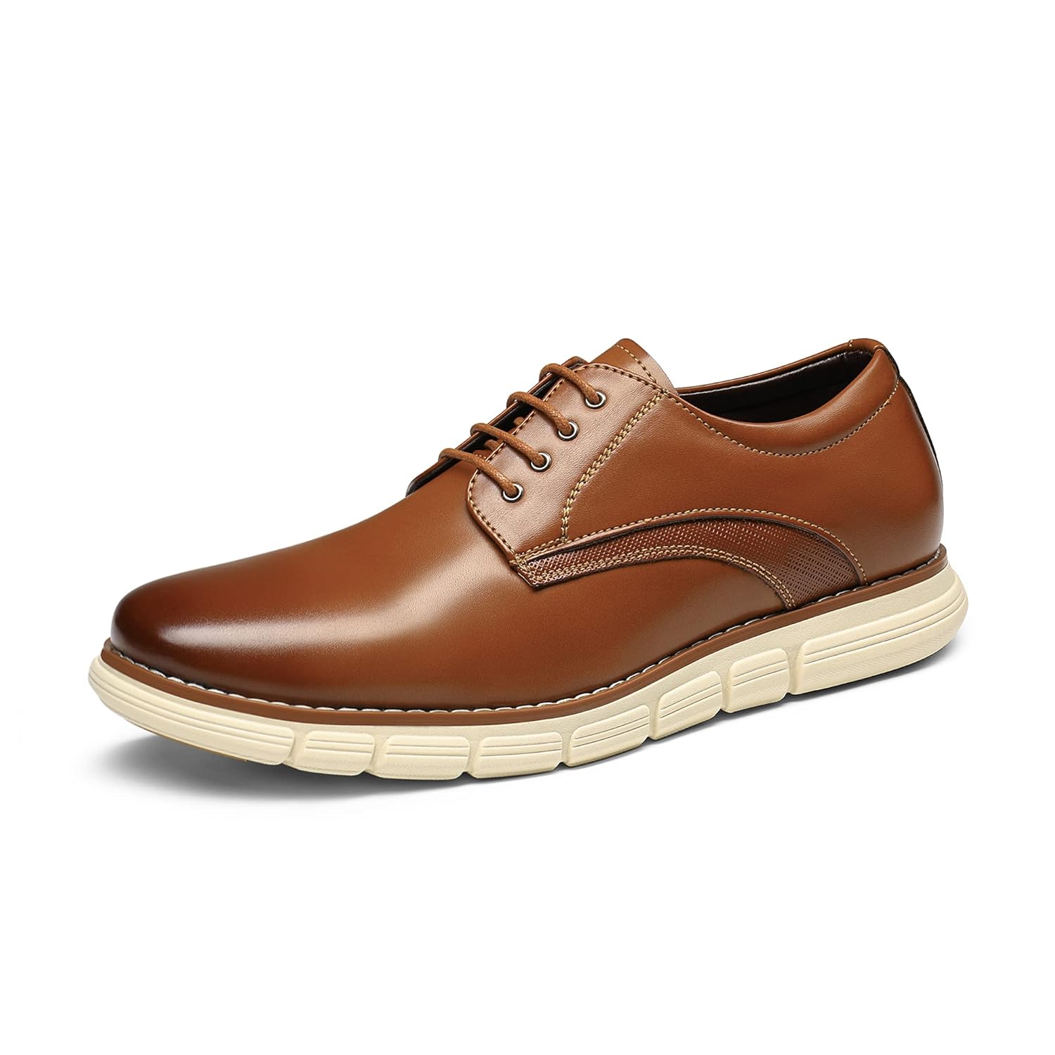 Bruno Marc Mens Crossflex Dress Sneakers Casual Oxford Formal Shoes