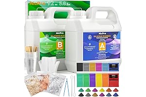 Nicpro Silicone Mold Making Liquid Silicone Rubber for Resin, Mold Casting DIY, Jewelry Making