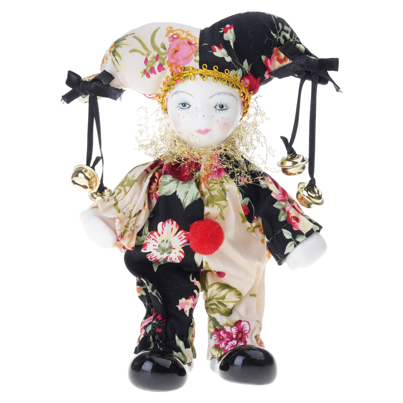 Inch Porcelain Doll Italian Love Home Decor or Gift Collectible Triangel Italian Porcelain Doll Valentine Gift Clown