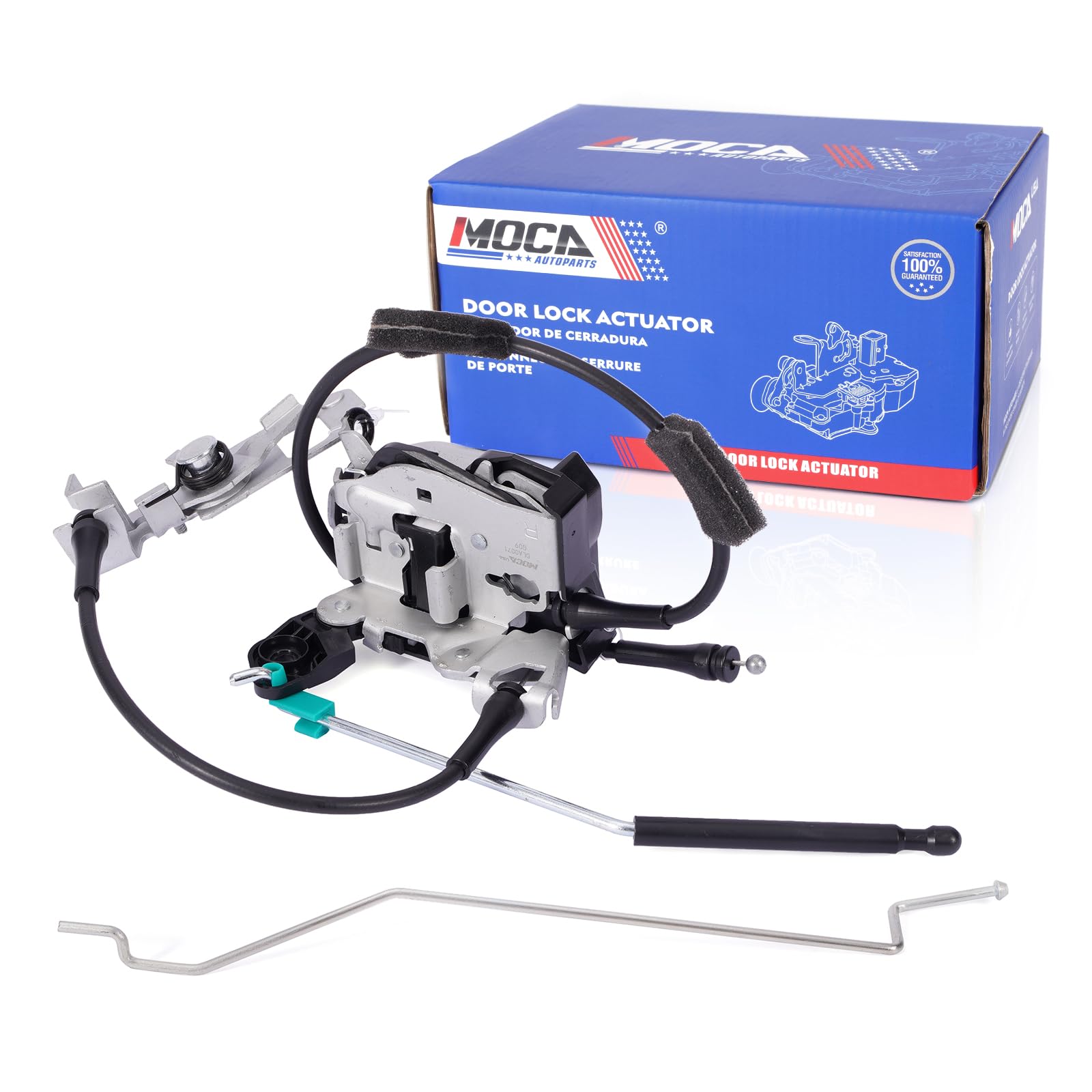 MOCA Rear Right Door Lock Actuator fits For Ford 2003 E150 4.2L, 2003-2014 E150 4.6L, 2003-2014 E150 5.4L, 2003-2005 E150 Club Wagon 4.6L, 2003-2005