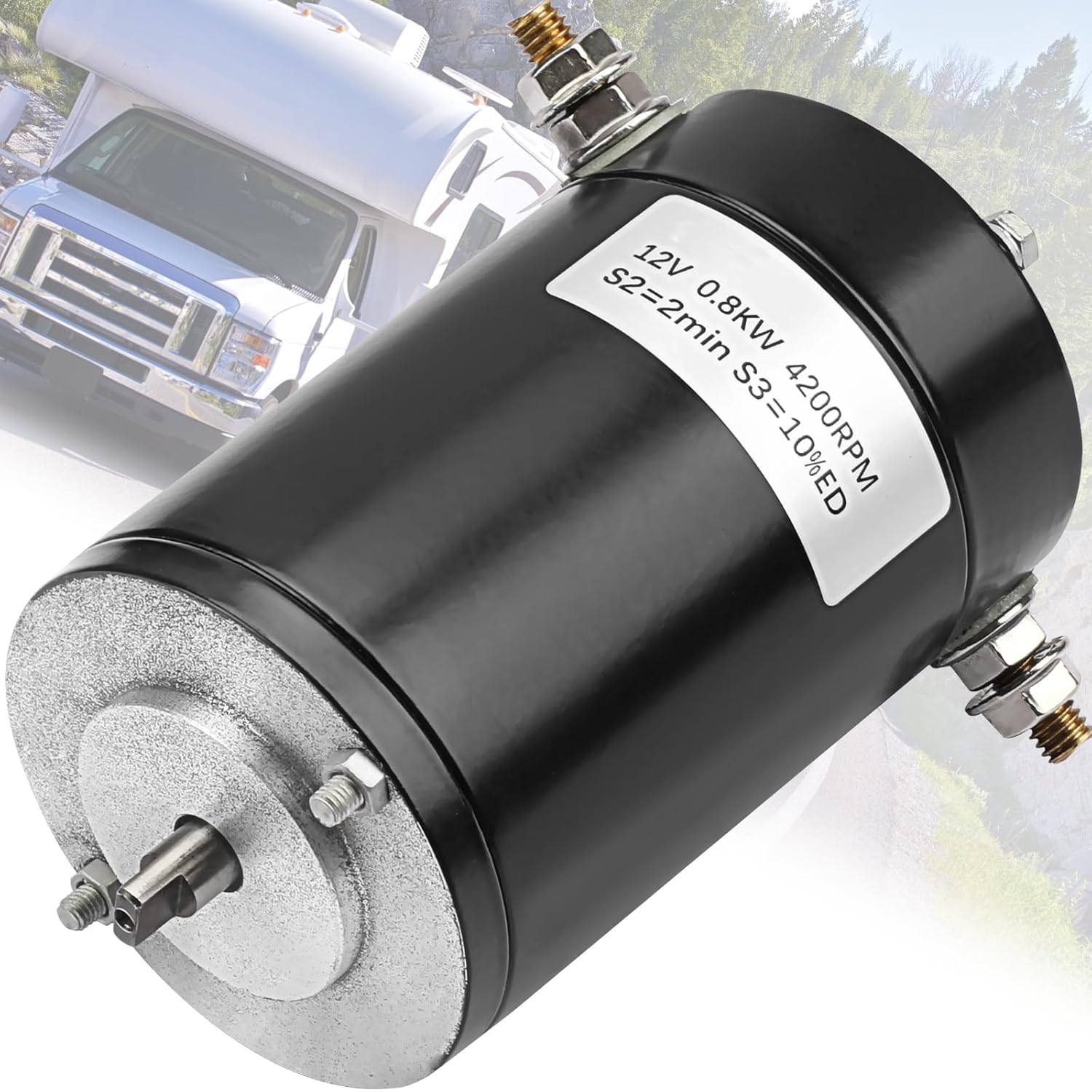 167576 Hydraulic Slide Out Pump Motor, 414018 F000MM0809, Compatible with Lippert Components Leveling System, 15167576 045-167567 15-167576