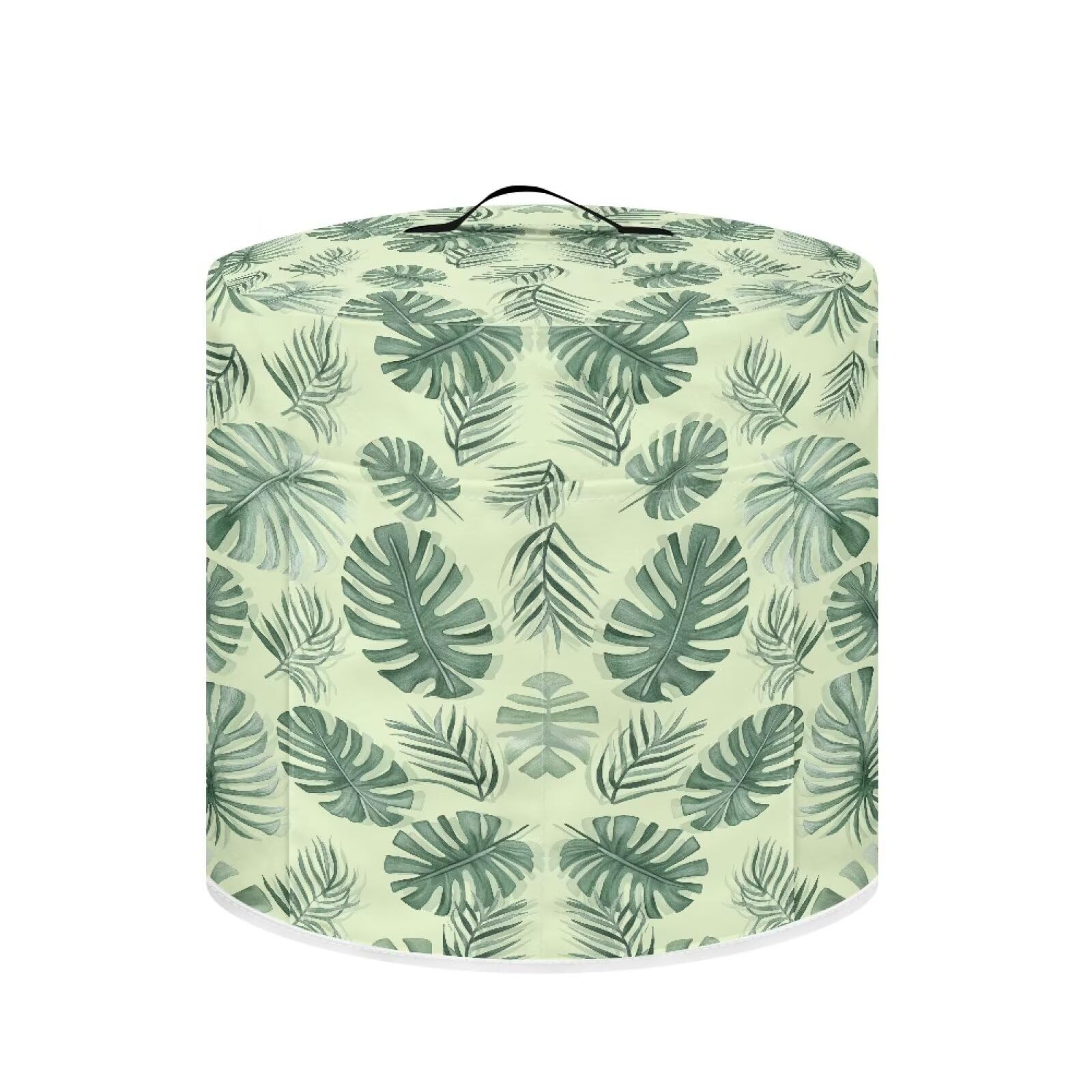 Cozeyat Green Leaves Kitchen Decor Accessories Appliance Dust Cover for Electric Pressure Cooker/Air Fryer/Rice Cooker/Steamer/Toaster,Pressure Cooker Cover 3 qt