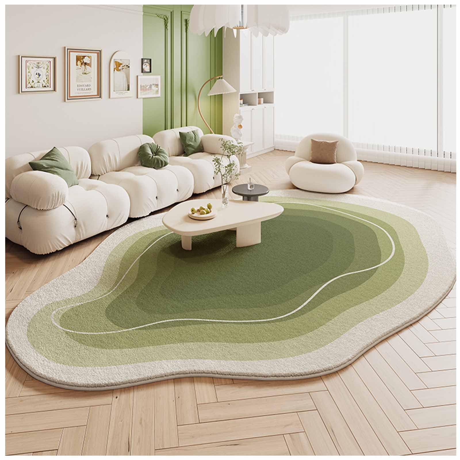 Tapis irrégulier dégradé doux pour sublimer l'ambiance de votre salle à manger