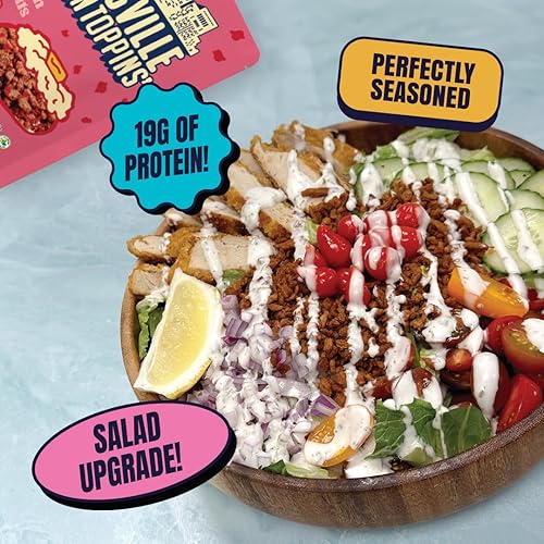 Miniatura 6 de LOUISVILLE VEGAN JERKY Bocaditos de tocino a base de plantas, 3 oz