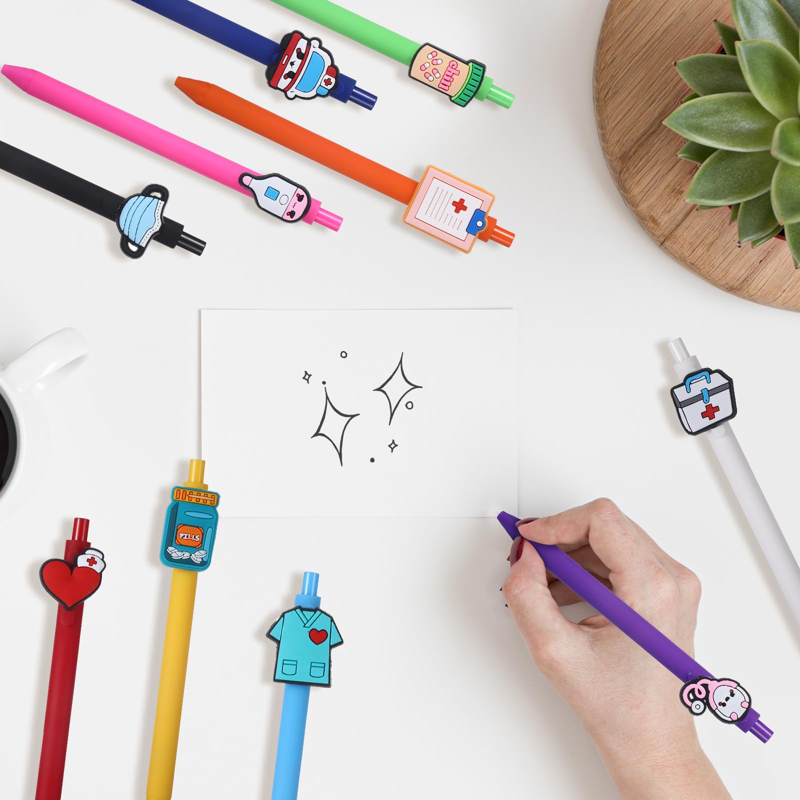 Set van 20 balpennen voor verpleegsters, accessoires voor verpleegsters