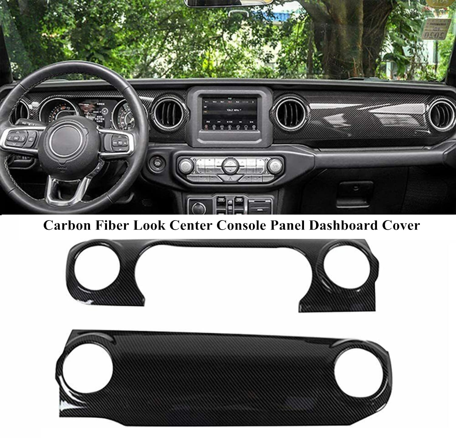 Dashboard Cover ジープラングラーJL 18 のための赤いフルインテリアアクセサリー装飾トリムカバーキット Red Full