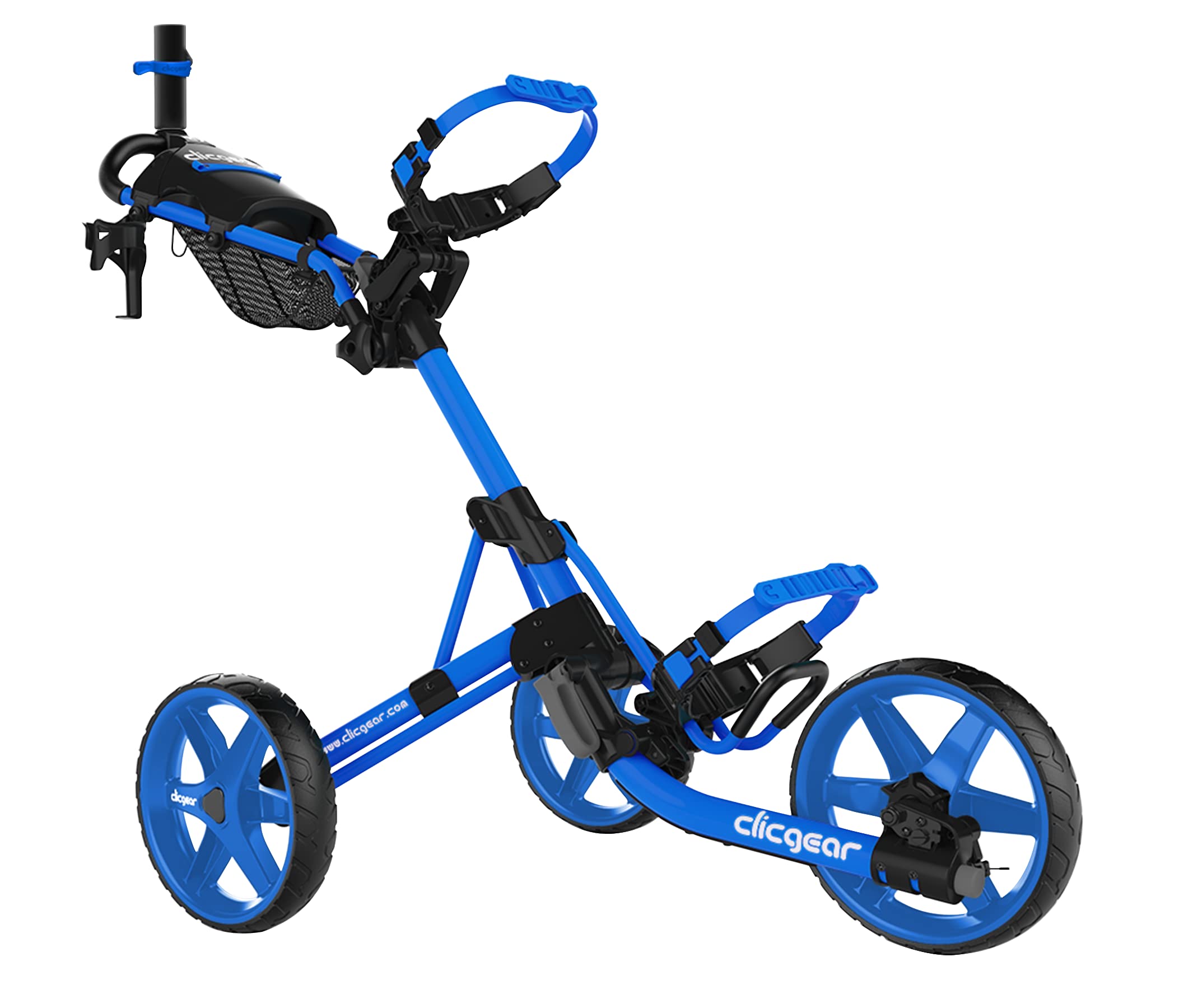 Clicgear Model 4.0 Golf Push Cart, 3-Wheel Foldable Walking Golf Cart
