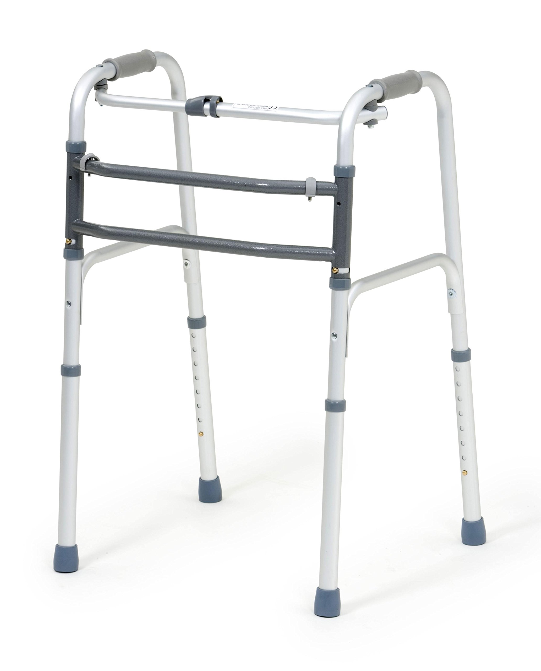 Drive Devilbiss Height Adjustable Articulated Folding Lightweight Aluminium Walking Frame