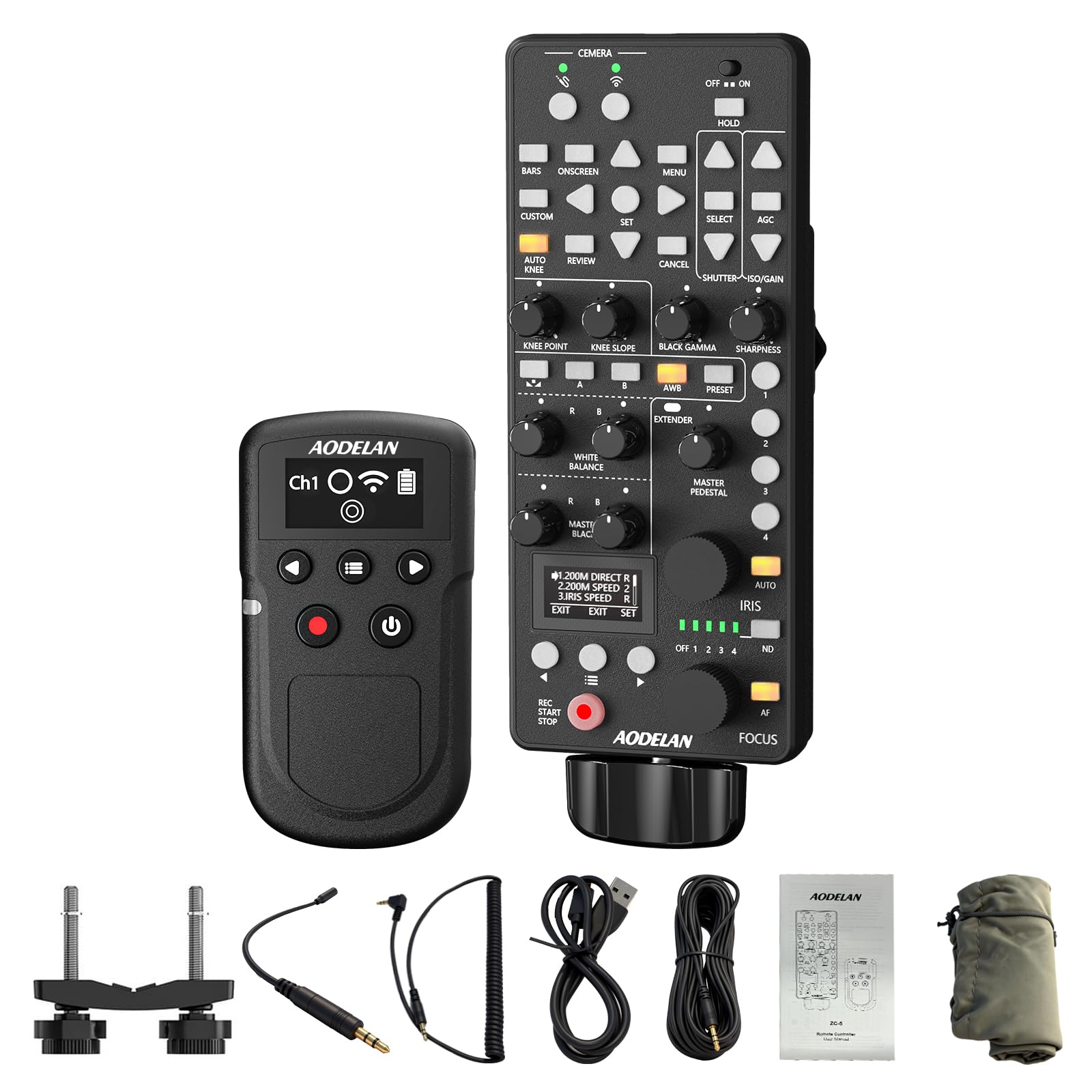 Télécommande sans fil et filaire pour caméscope Canon