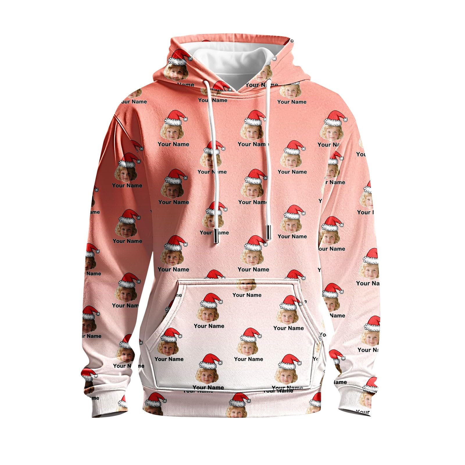 Sudadera Original Hombre Negra con Capucha Personalizada, Diseño Divertido De Navidad Chaquetones Invierno (Light Pink, XXL) Ropa Deporte Playa Chaqueta Verano Camiseta Ciclismo Trabajo