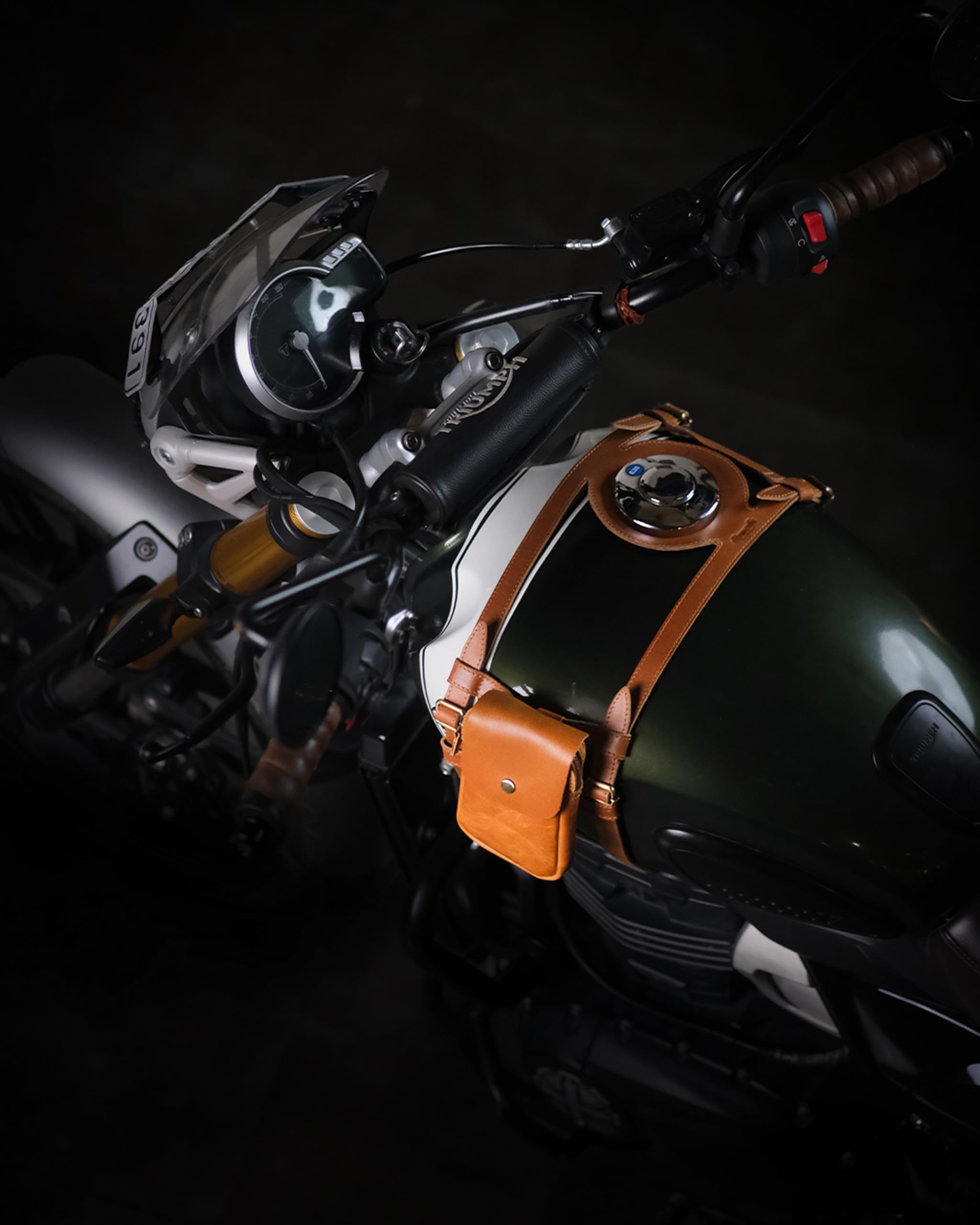 Amazon.com: Trip Machine Company Genuine Leather Motorcycle Fuel