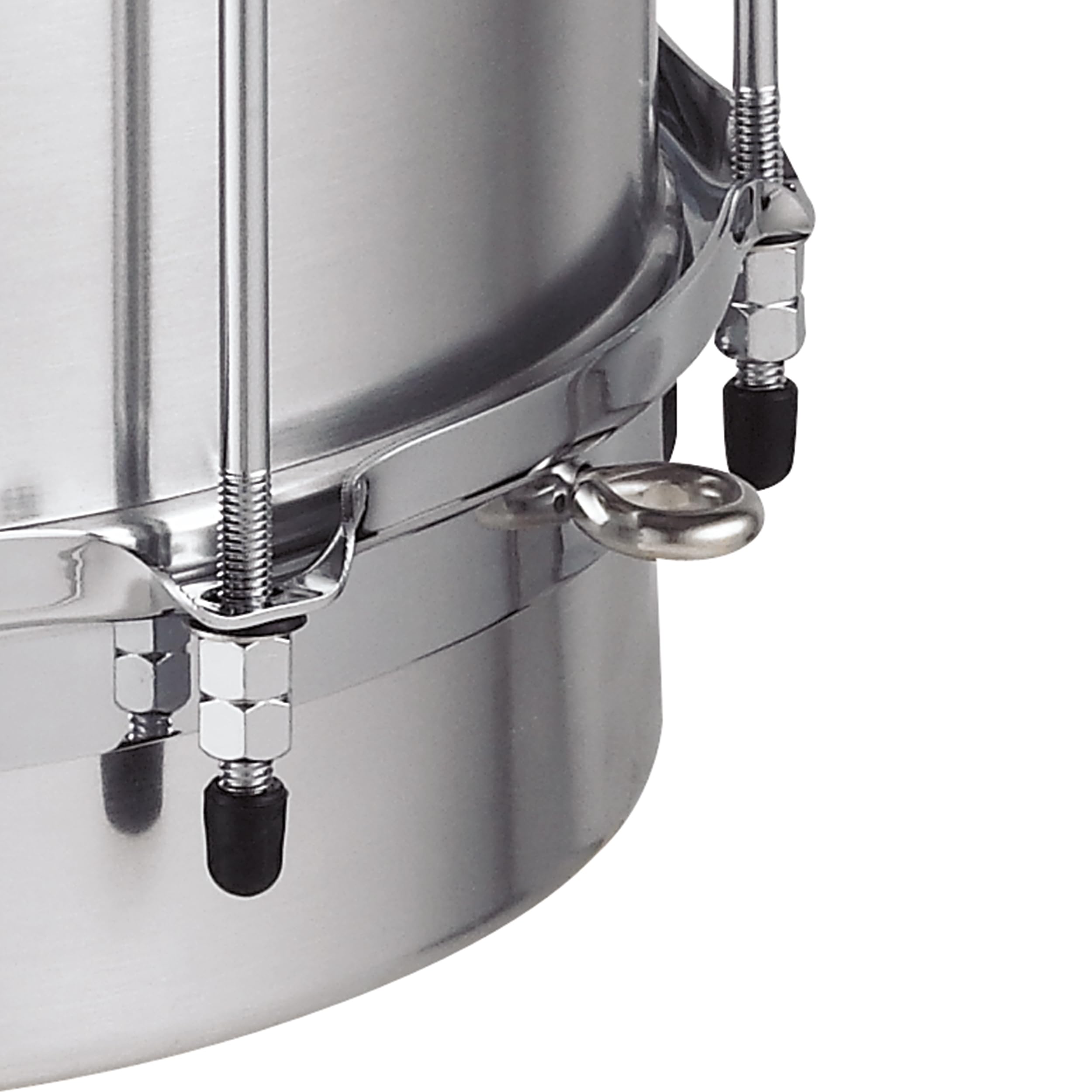 Meinl Percussion QW10, Cuica in alluminio, Diametro 25.40 cm, 10", Argento