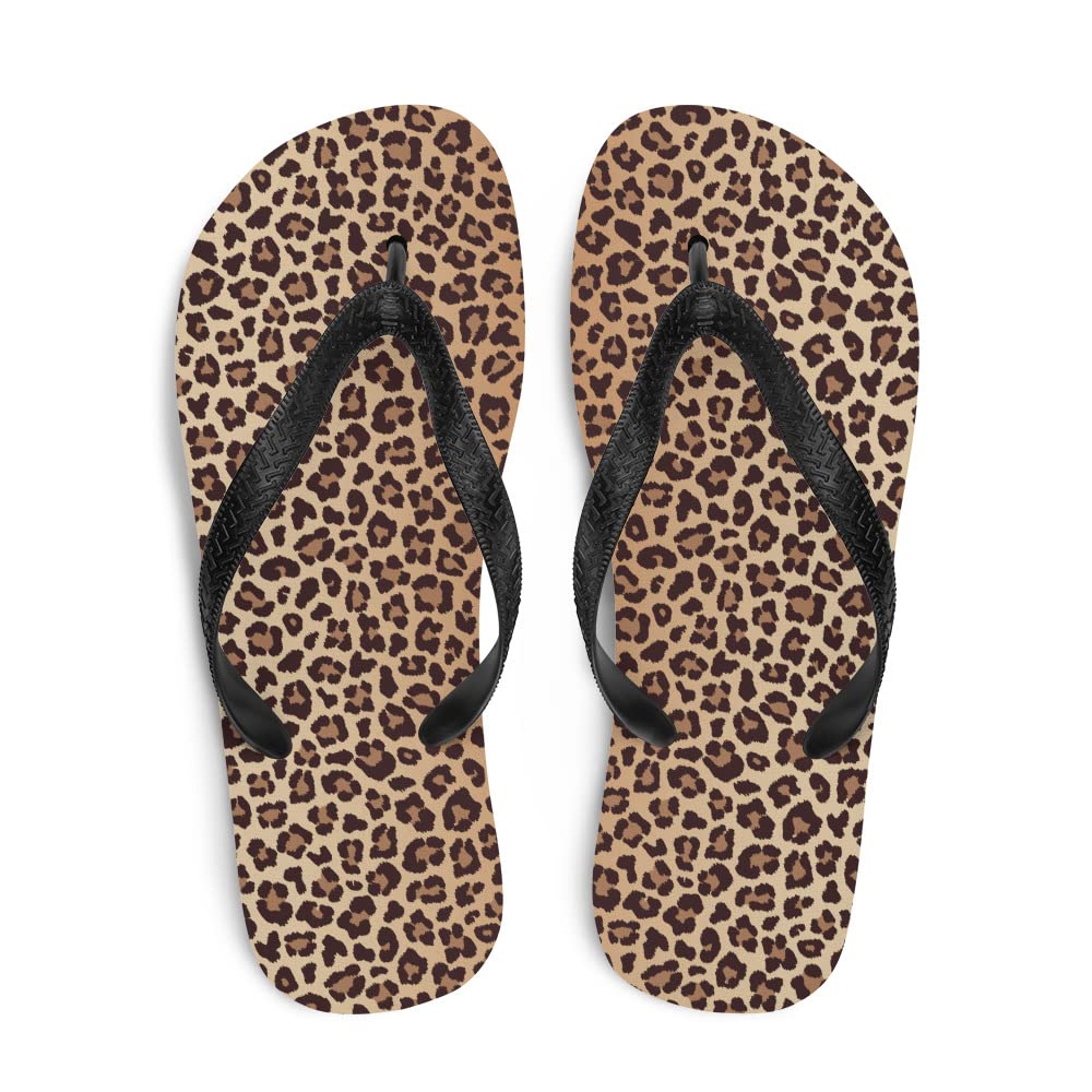 Chanclas cómodas unisex con diseño de leopardo para playa y piscina 8