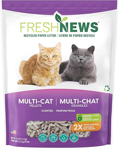 Miniatura 9 de Fresh News Recycled Paper Cat Litter Pellets
